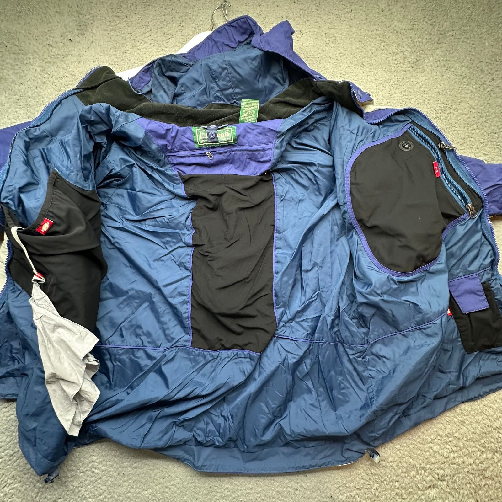 L.L. Bean LL Bean PG73 Ripstop Nylon Ski Snow Shell Hooded Jacket XXL Size US XXL / EU 58 / 5 - 7 Thumbnail