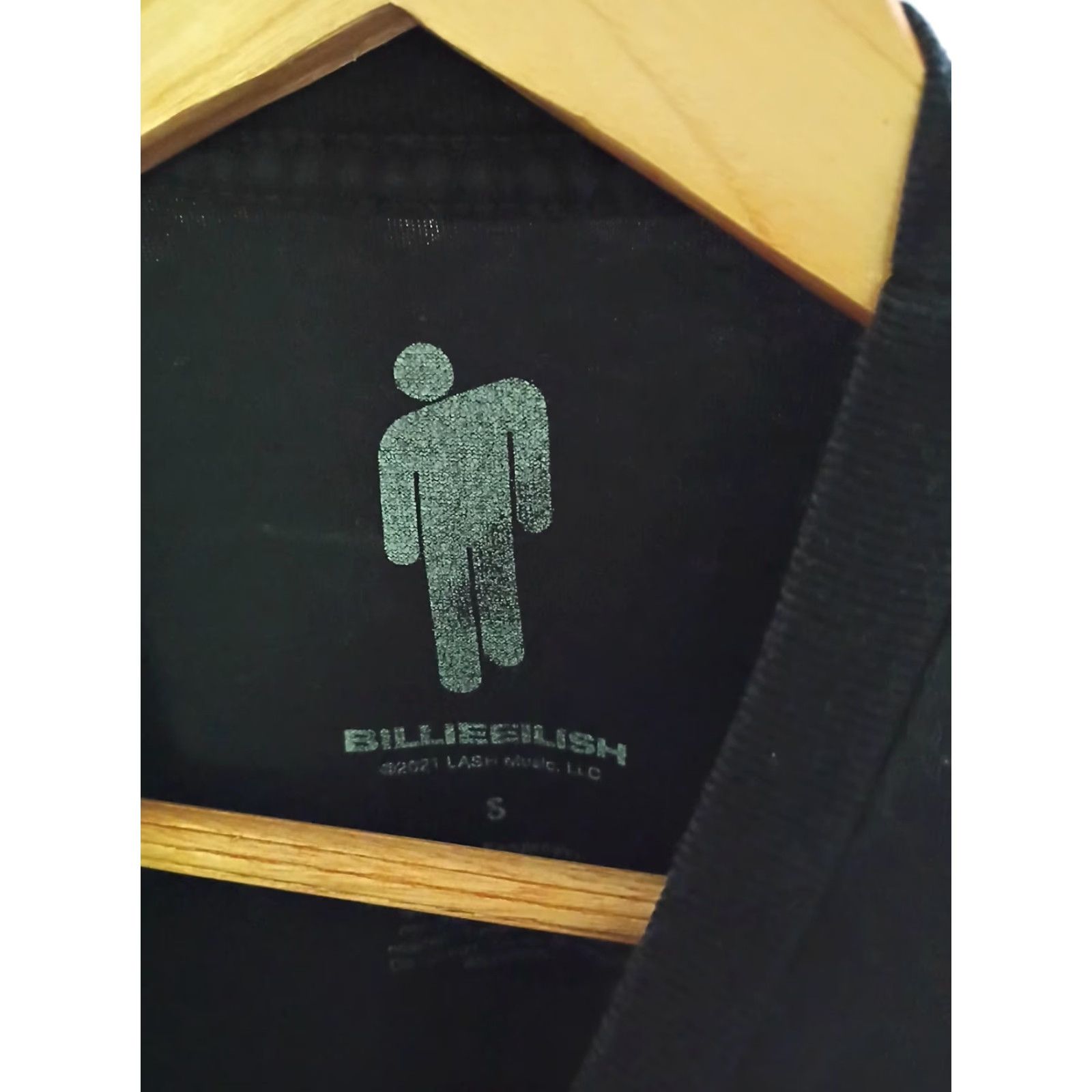 Vintage VINTAGE Billie Eilish T-shirt Black Size S Men Short Sleeve Music T-Shirt 2021 Size US S / EU 44-46 / 1 - 2 Thumbnail