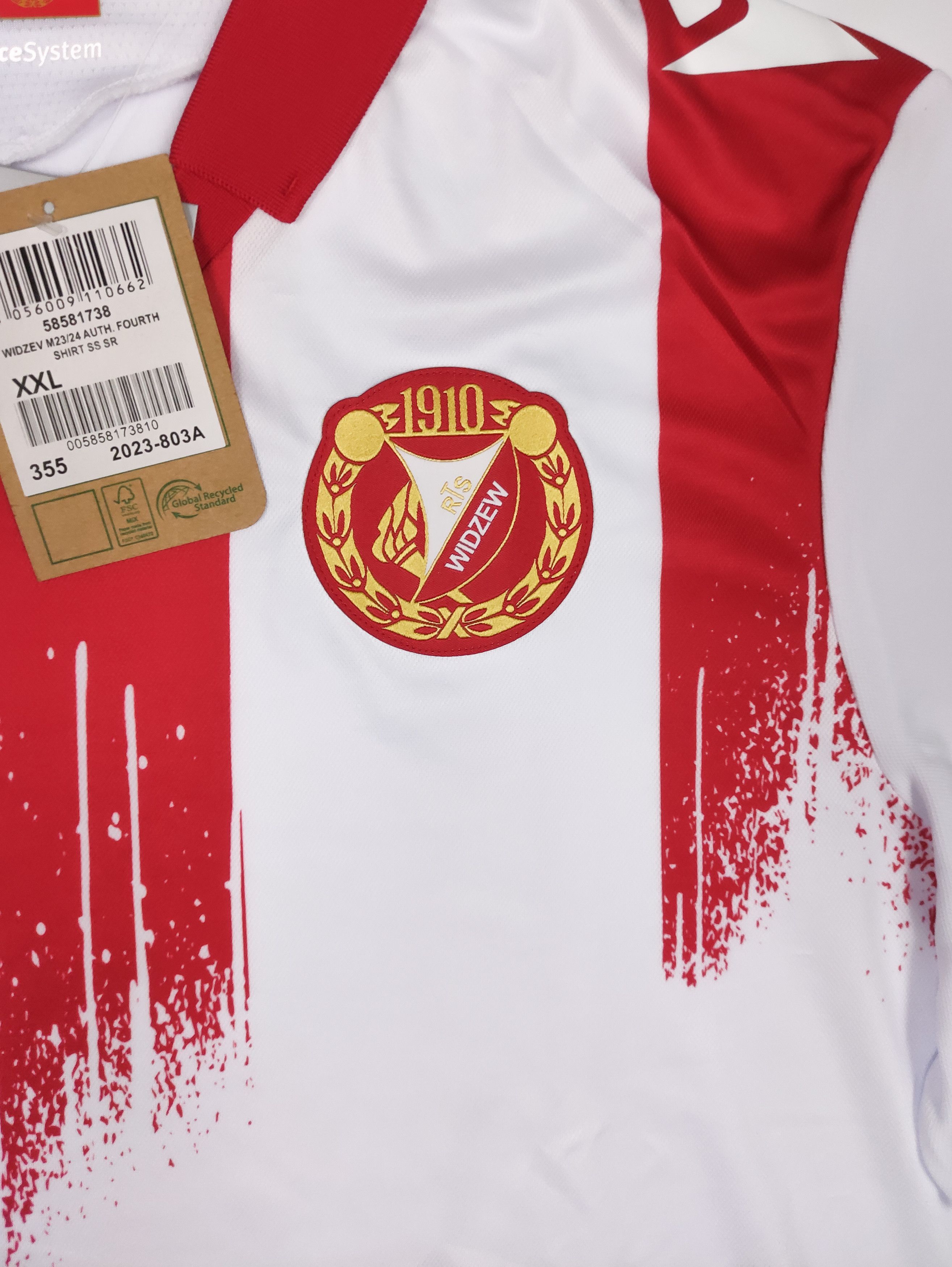 Macron BNWT Widzew Łódź 2023 2024 Macron "Special" Shirt Size US XXL / EU 58 / 5 - 9 Thumbnail