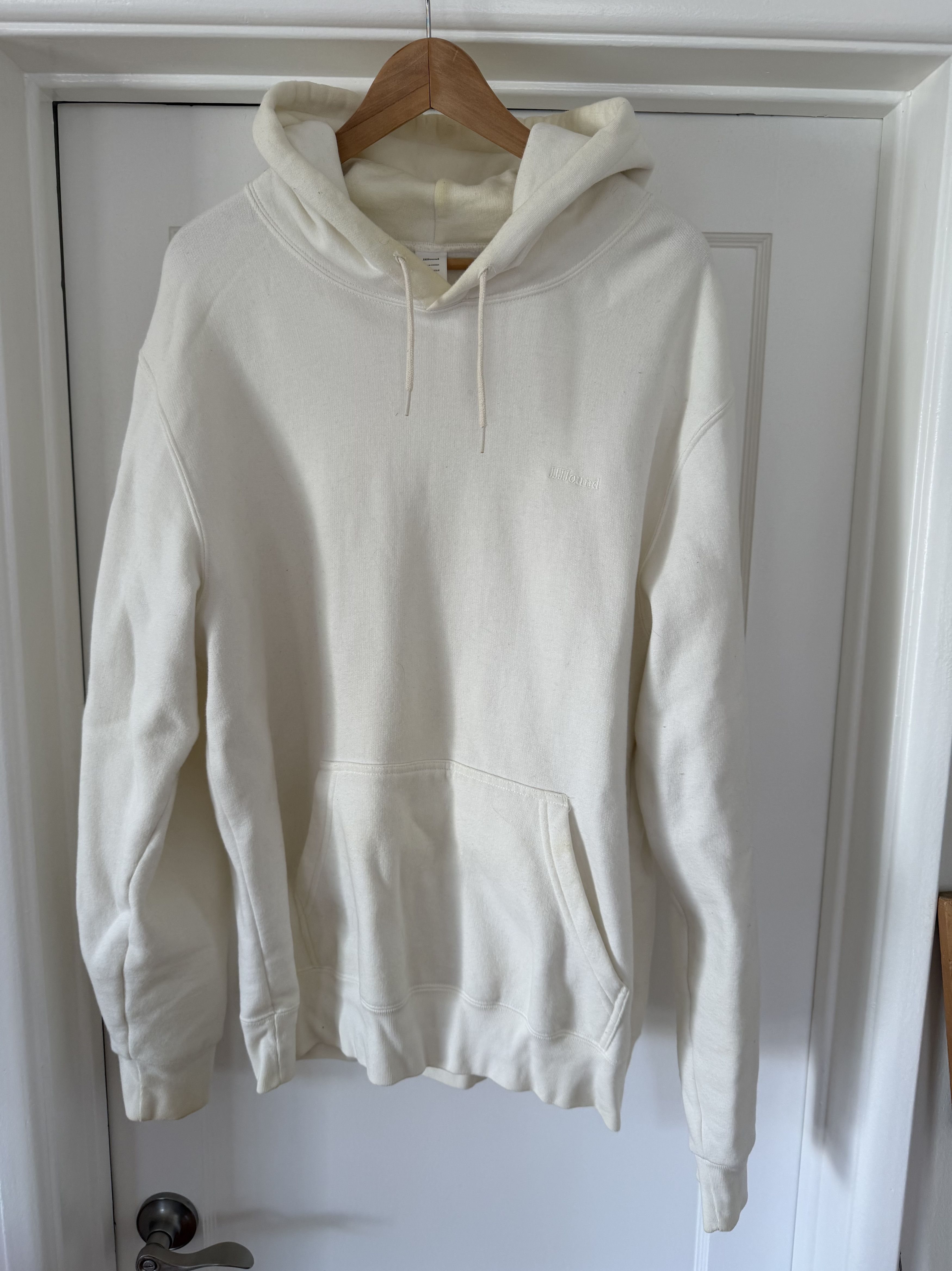JJJJound J/90 Ivory Hoodie Size US XL / EU 56 / 4 - 1 Thumbnail