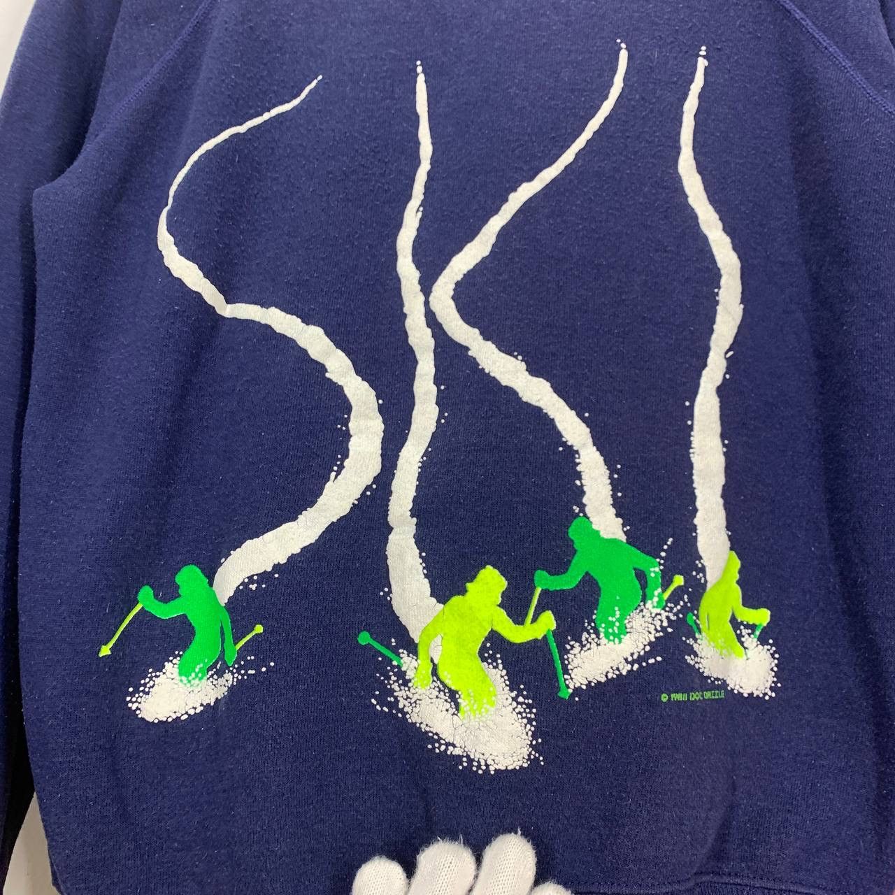 Hanes 1988 Vintage SKI by DOC DRIZZLE 50/50 Sweatshirt #2337/25 Size US S / EU 44-46 / 1 - 2 Thumbnail