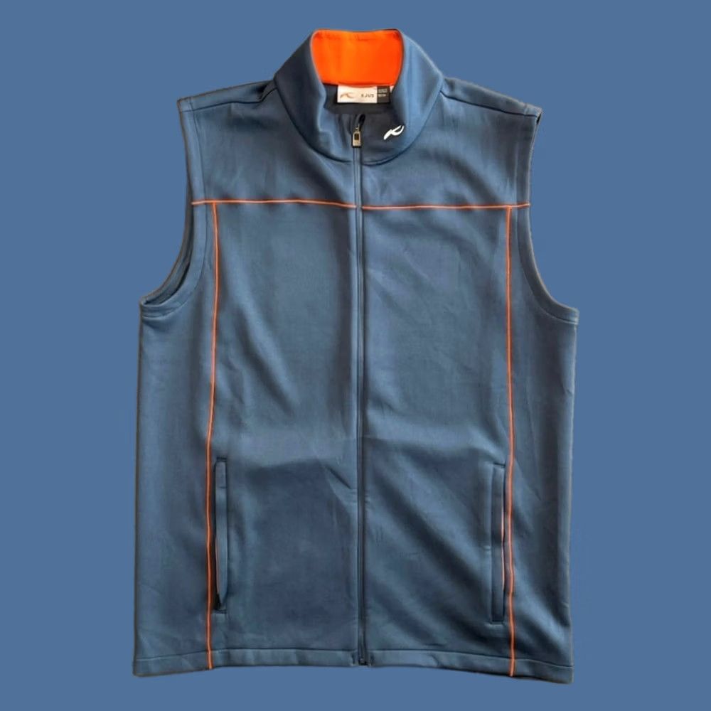 KJUS KJUS Vest Mens Medium Gray Golf Full Zip UPF 50+ Performance Sleeveless EU 54 P Size US M / EU 48-50 / 2 - 1 Thumbnail