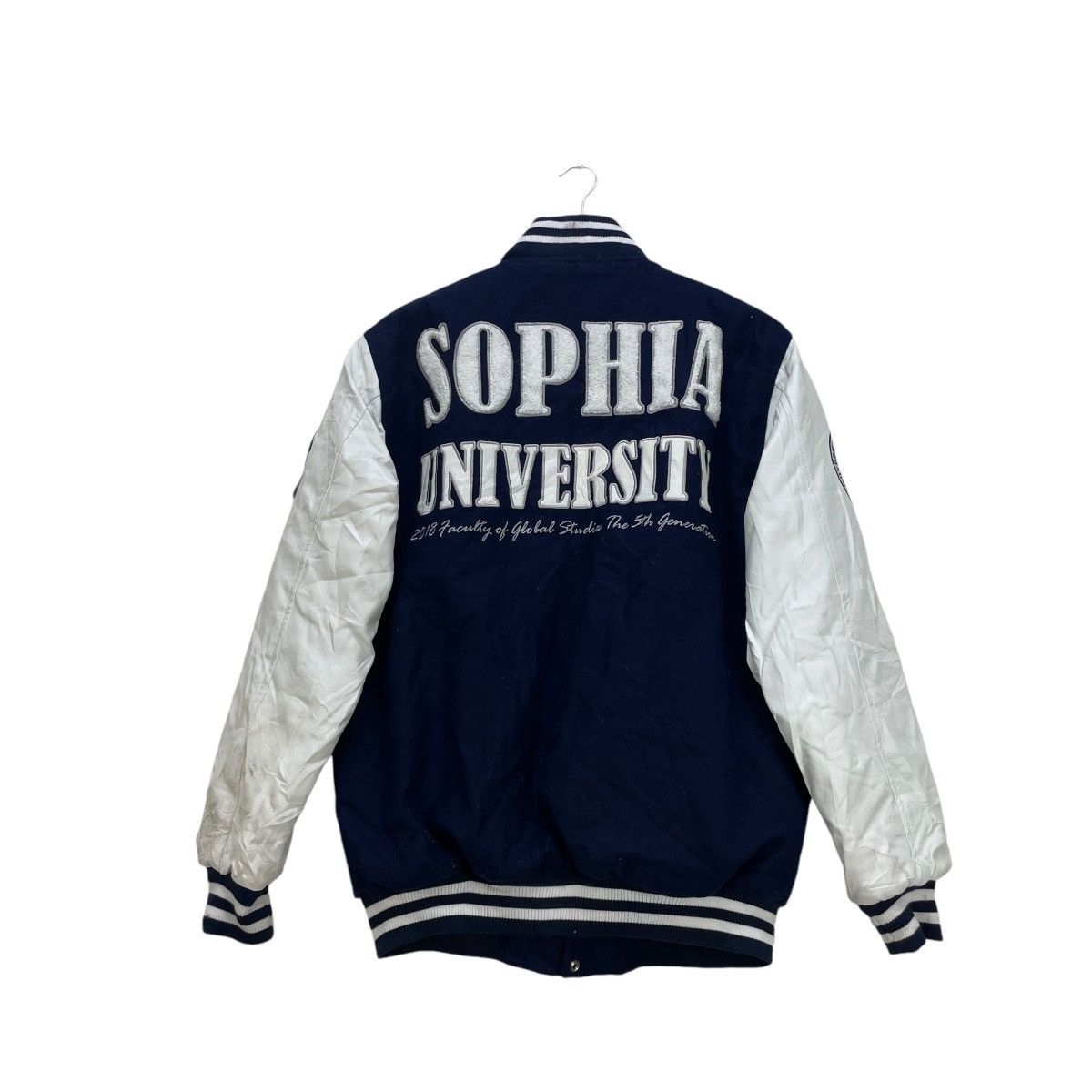 Vintage Sophia University Varsity Bomber Jacket