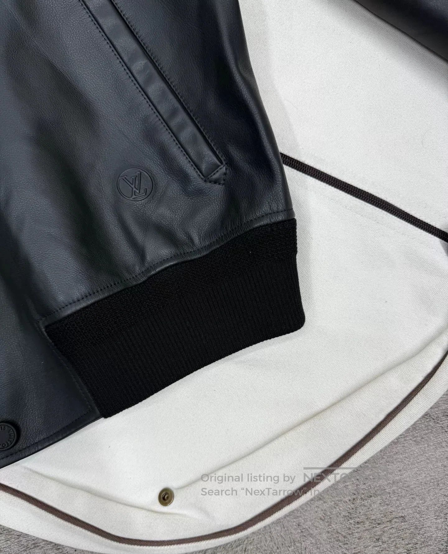 Louis Vuitton LV NBA Lambskin Baseball Leather Jacket. Size US L / EU 52-54 / 3 - 3 Thumbnail