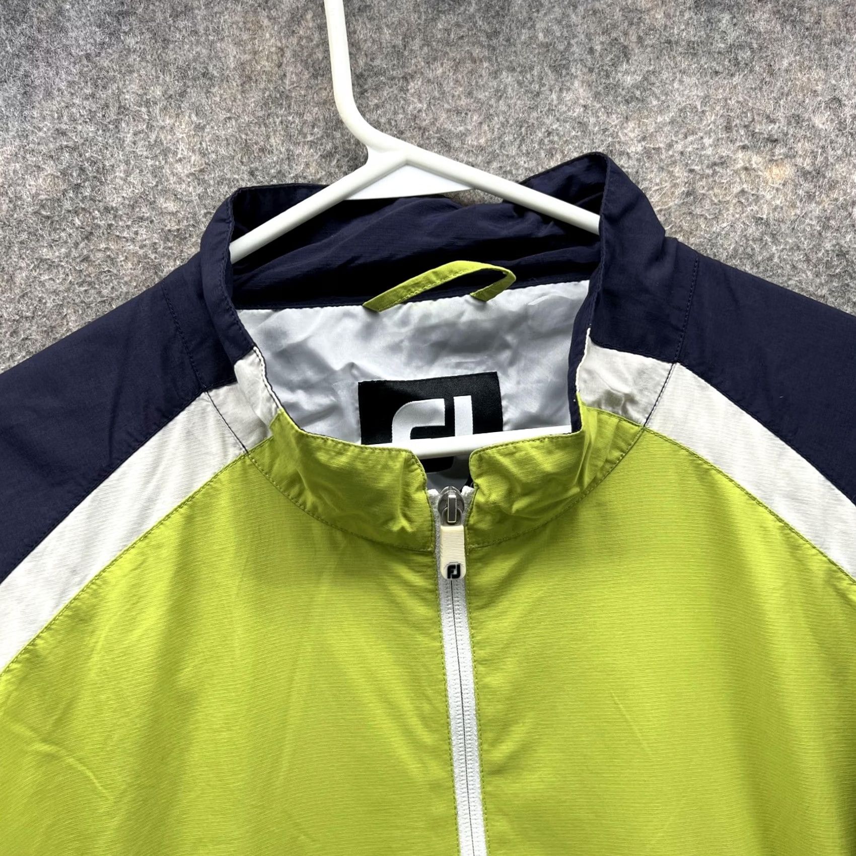 Footjoy VINTAGE FootJoy Jacket Men XL Blue Green 1/2 Zip Windbreaker Nylon Polyester Golf Size US XL / EU 56 / 4 - 5 Thumbnail
