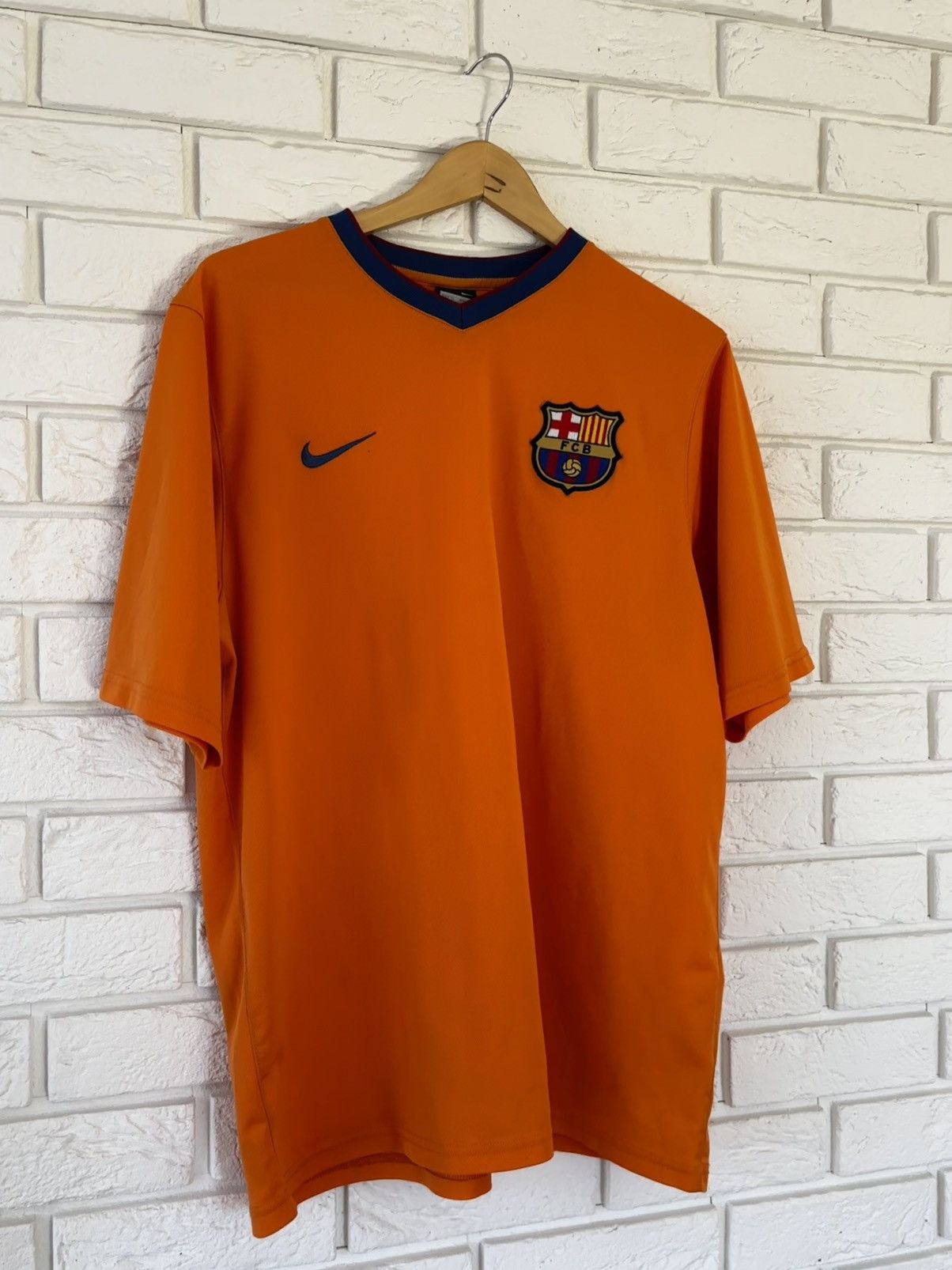 Nike Lionel Messi #19 FC Barcelona 2007/08 Nike Away Jersey Size US XXL / EU 58 / 5 - 3 Thumbnail
