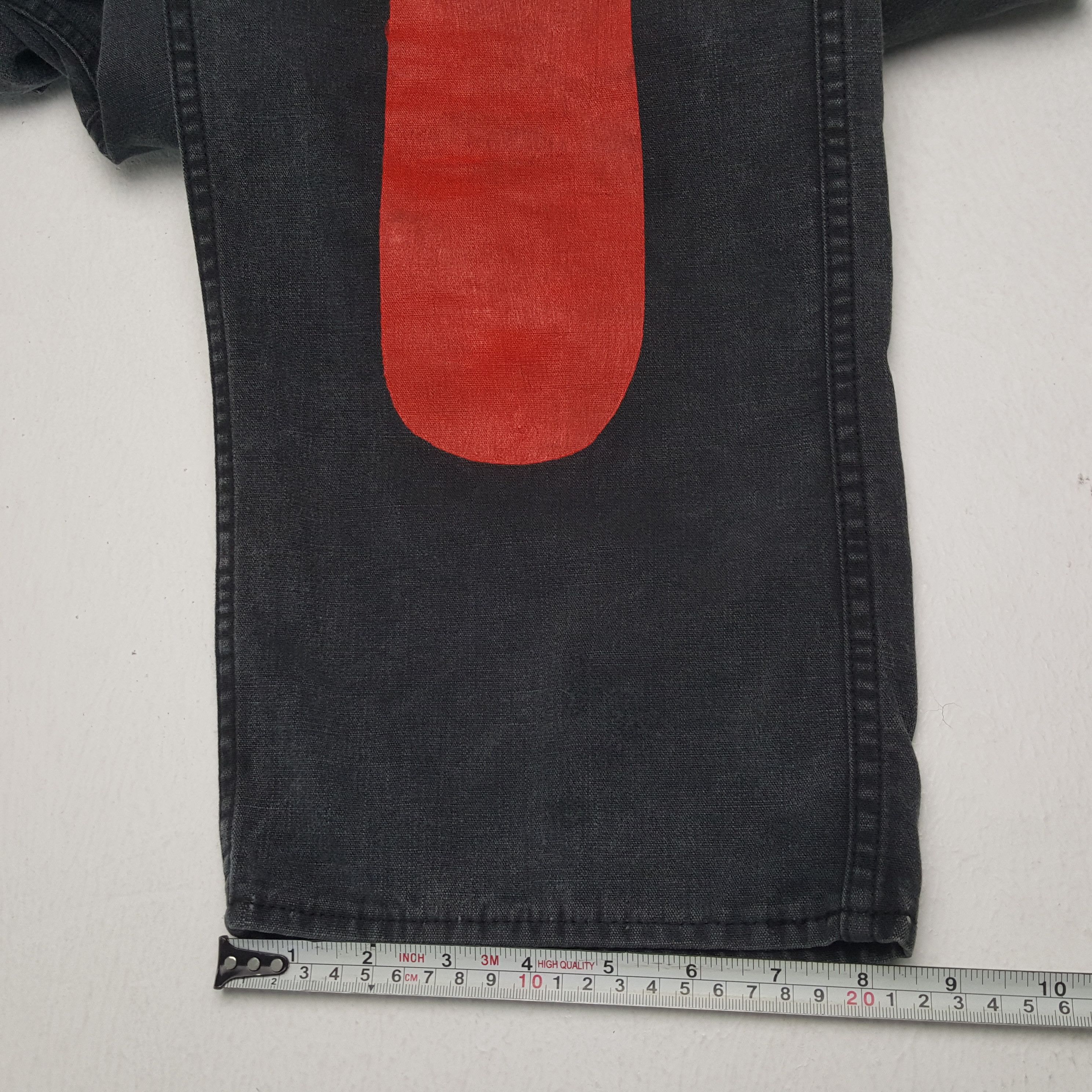 Evisu × Japanese Brand × Vintage Vintage EVISU Japanese Brand Daicock Custom Black Jeans Size US 30 / EU 46 - 11 Thumbnail
