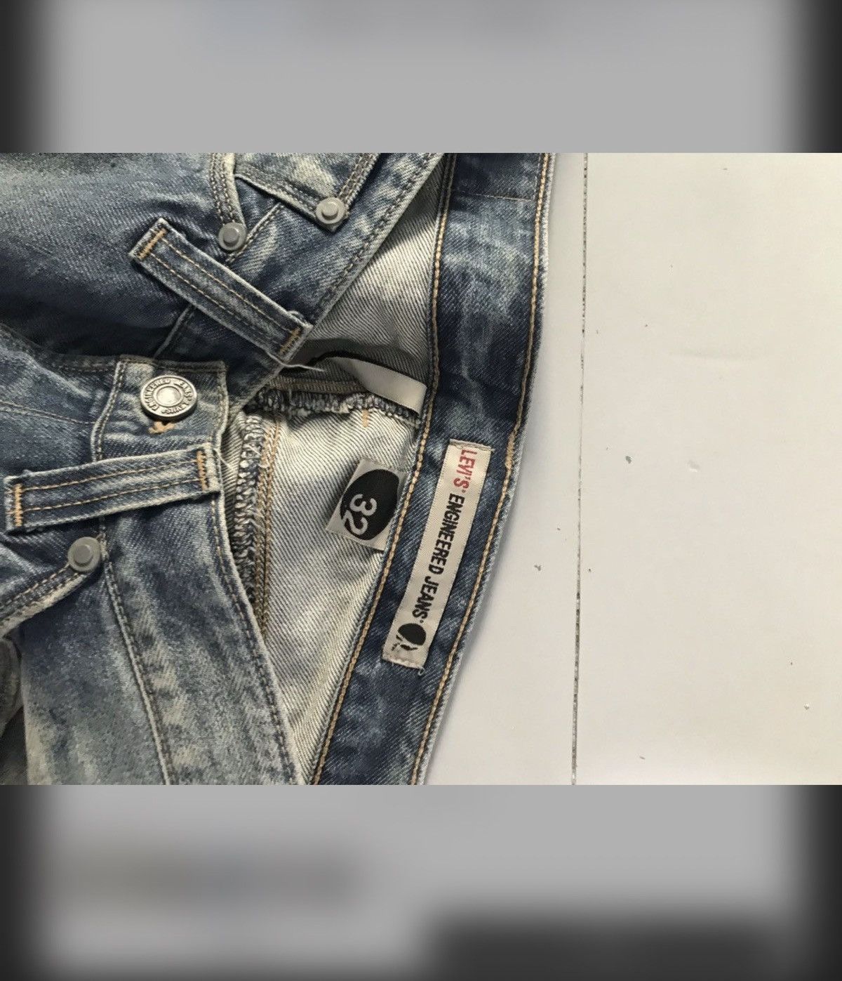 Levi's Vintage Levi’s engineer jeans denim Size US 34 / EU 50 - 6 Thumbnail