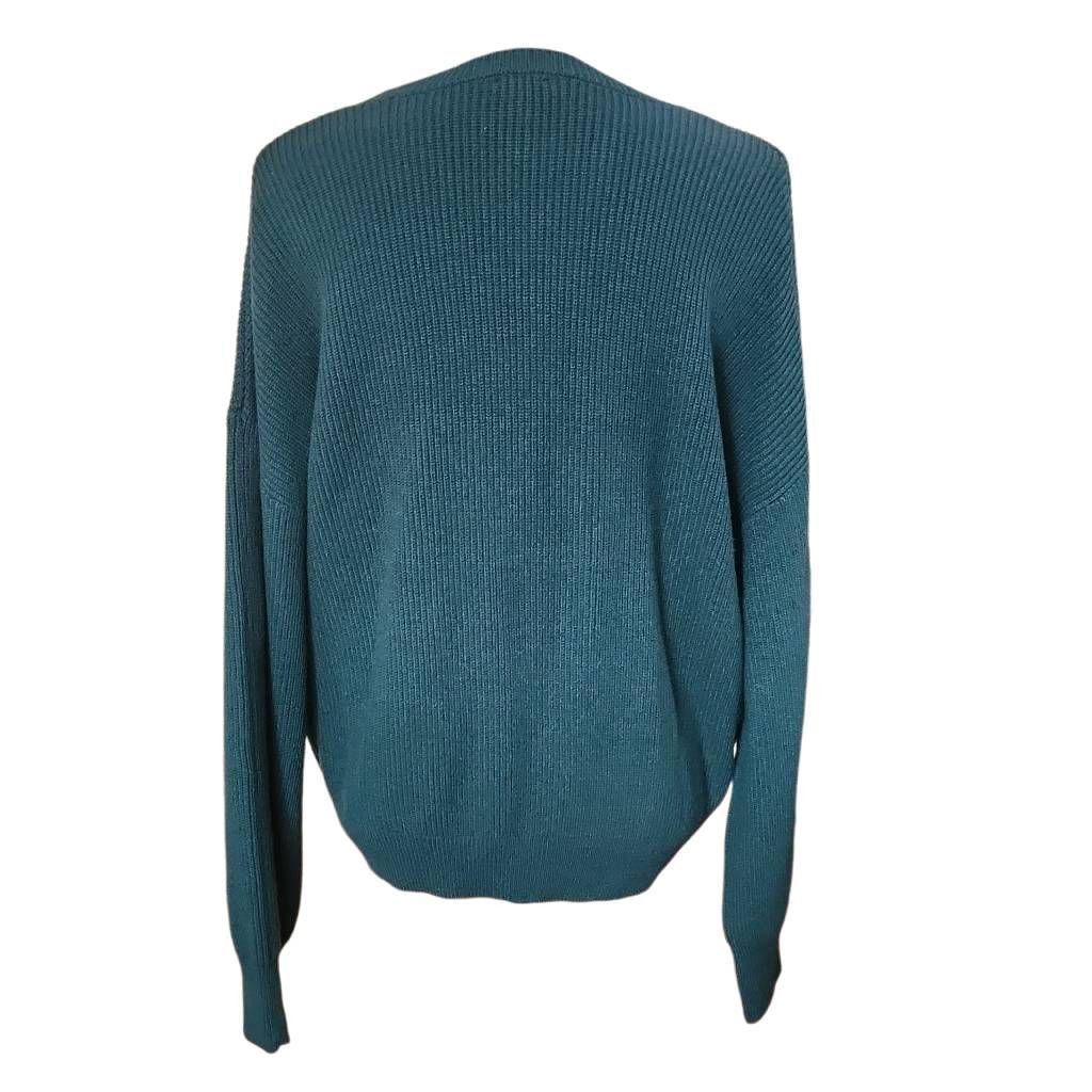 Express Express Women's Size Medium Forest Green Crew Neck Relaxed S Size M / US 6-8 / IT 42-44 - 4 Thumbnail