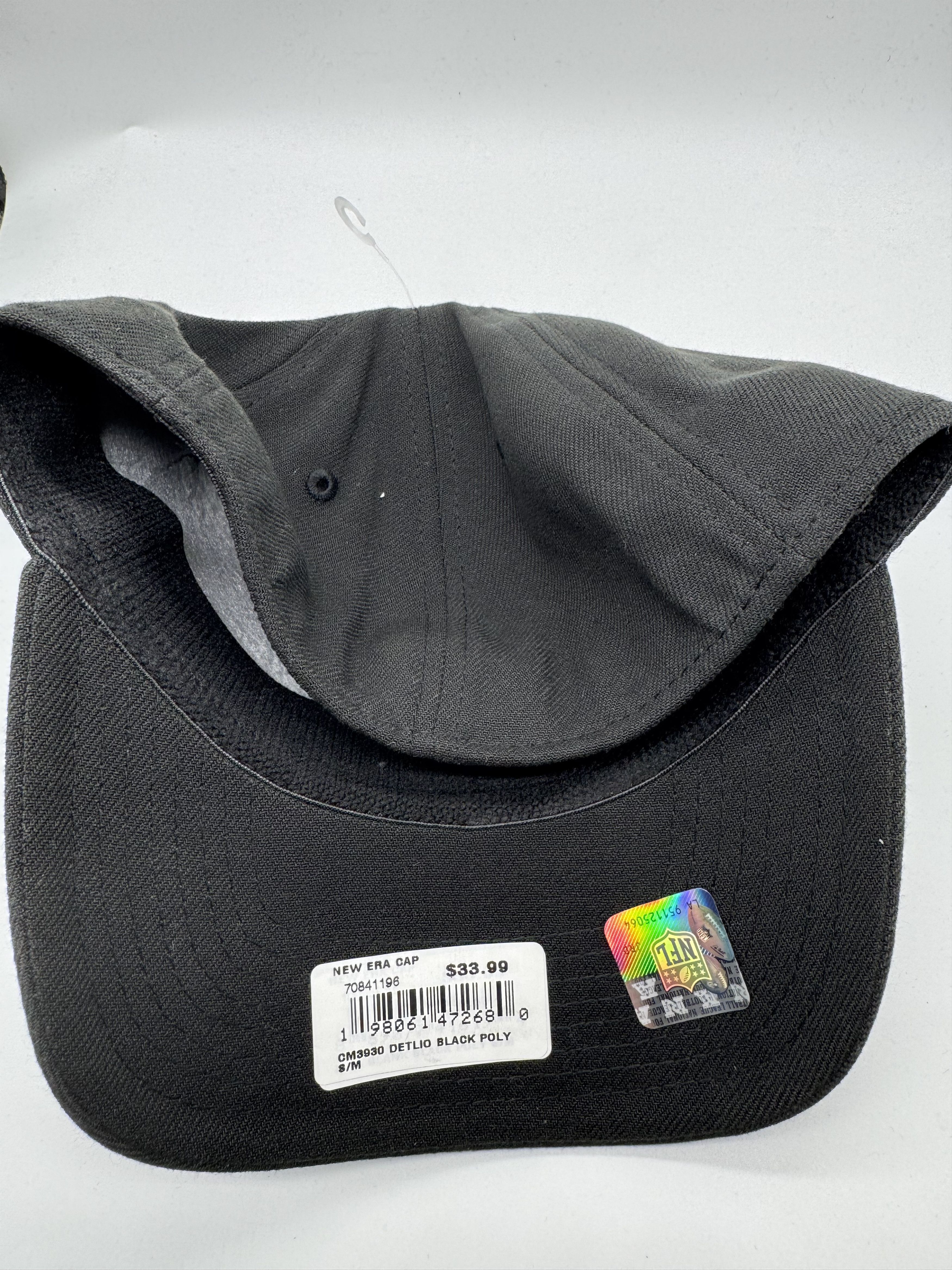 New Era New Era Detroit Lions Black Hat Cap Size Small-Medium New Size ONE SIZE - 5 Thumbnail
