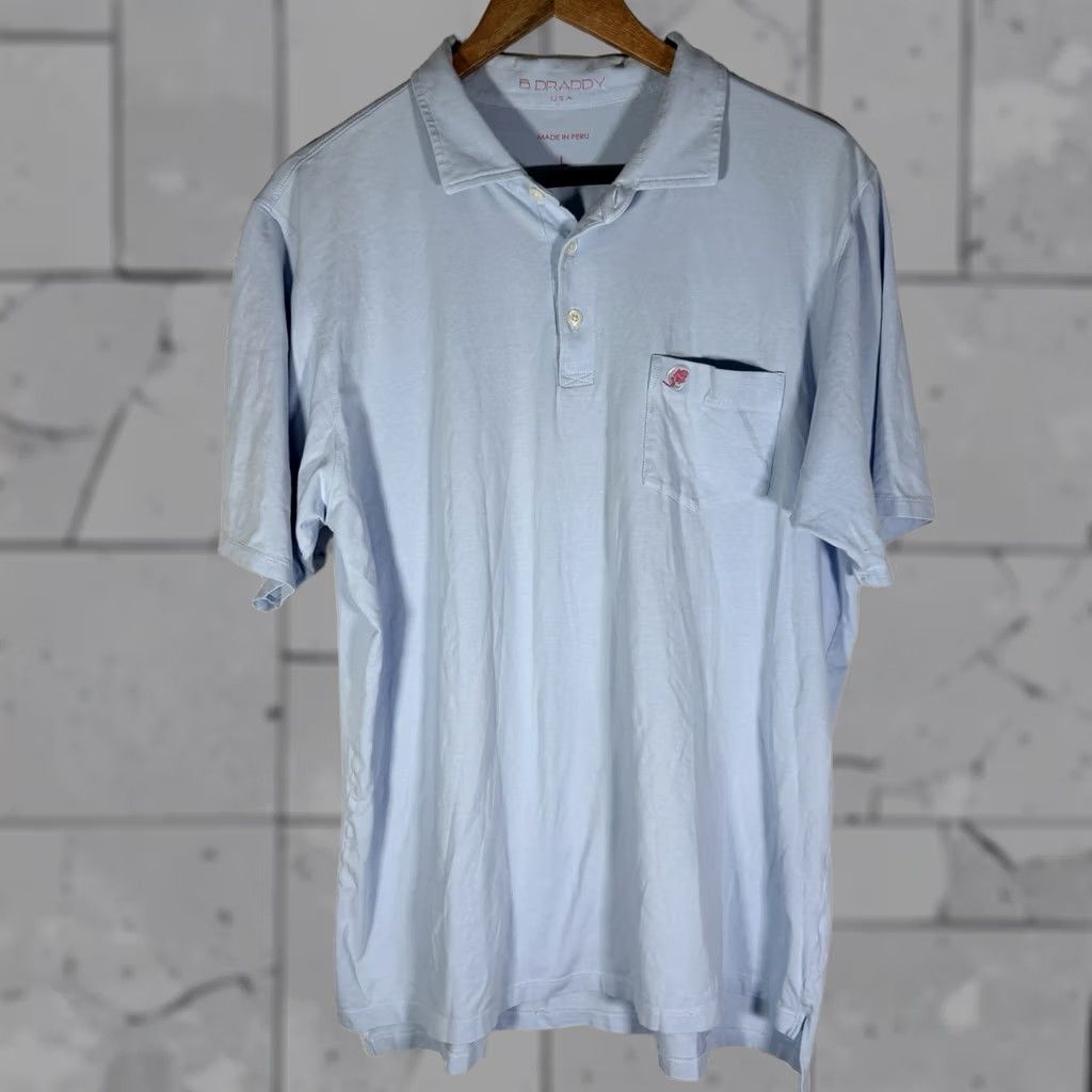Vintage B.Draddy Polo Shirt Mens Size L Blue Casual Size US L / EU 52-54 / 3 - 1 Thumbnail