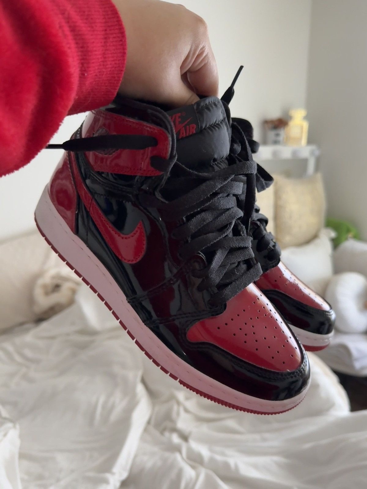 Jordan Brand Patent Bred 1s 🍓 Size US 5.5 / EU 38 - 1 Thumbnail
