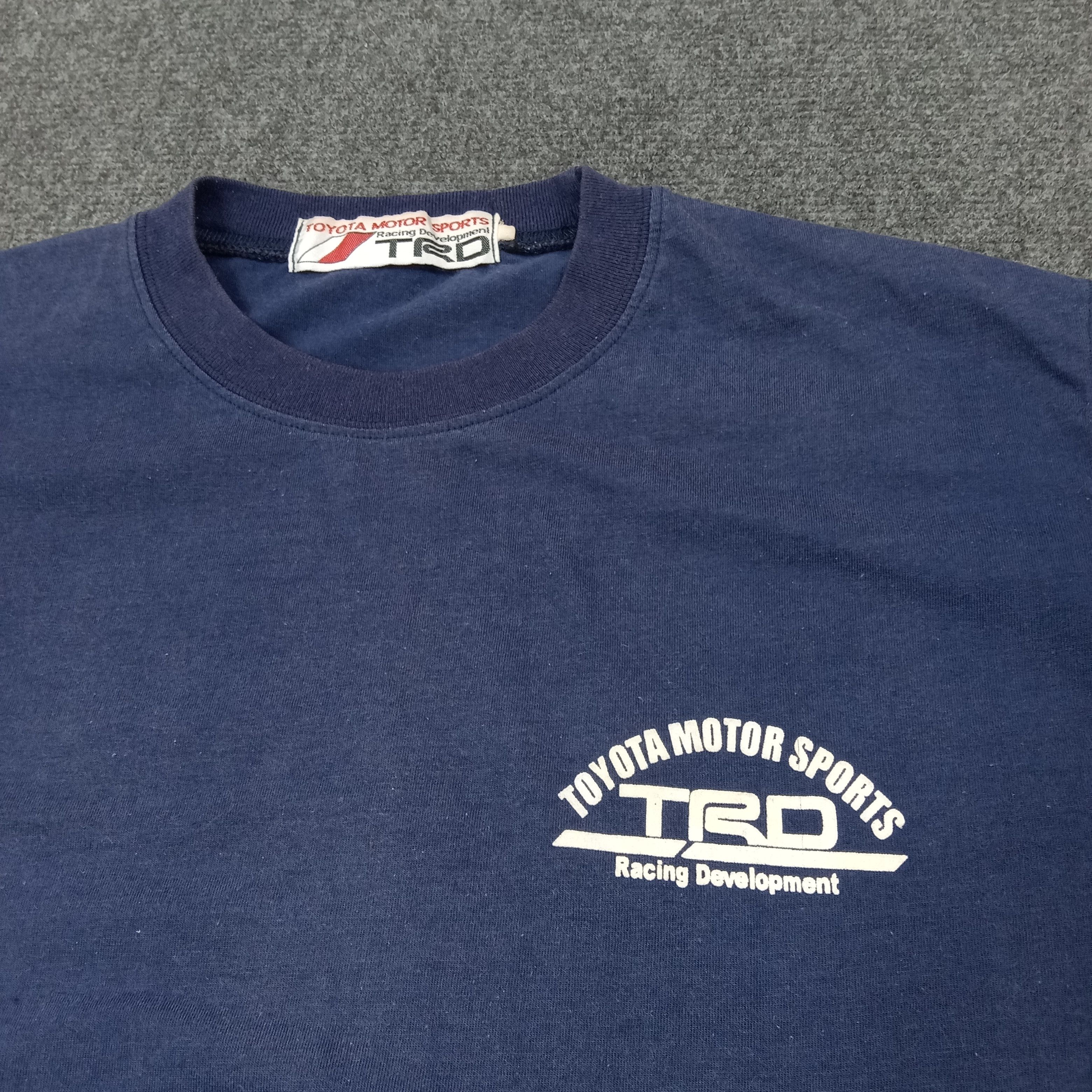 Japanese Brand × Vintage TRD Racing Development Toyota Supra Turbo Tshirt Size US M / EU 48-50 / 2 - 4 Thumbnail