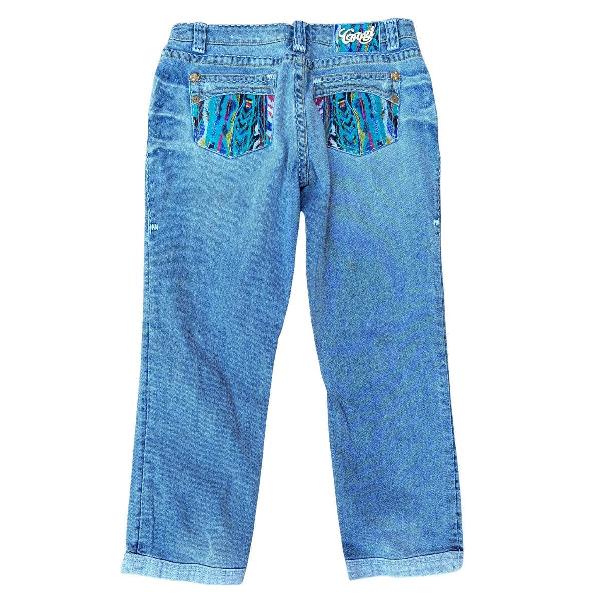 Coogi VTG Y2K COOGI Jeans Embroidered Pocket Denim Straight Leg Size 30" / US 8 / IT 44 - 2 Thumbnail