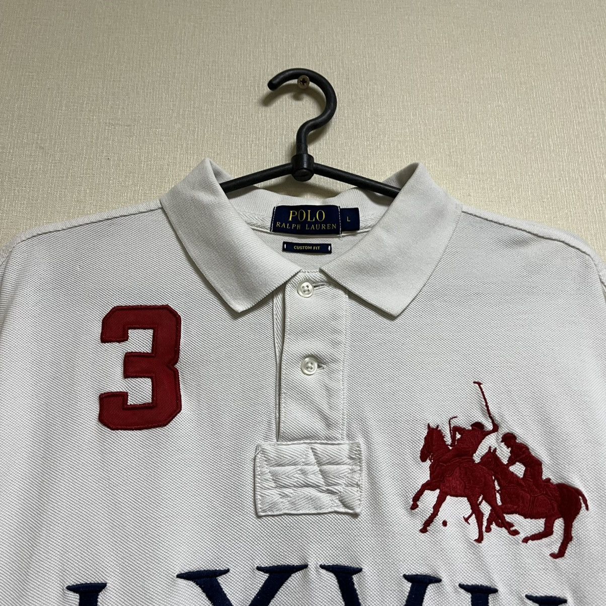 Polo Ralph Lauren Polo Ralph Lauren LXVII #3 Vintage Big Pony Polo T-Shirt 90s Size US L / EU 52-54 / 3 - 4 Thumbnail