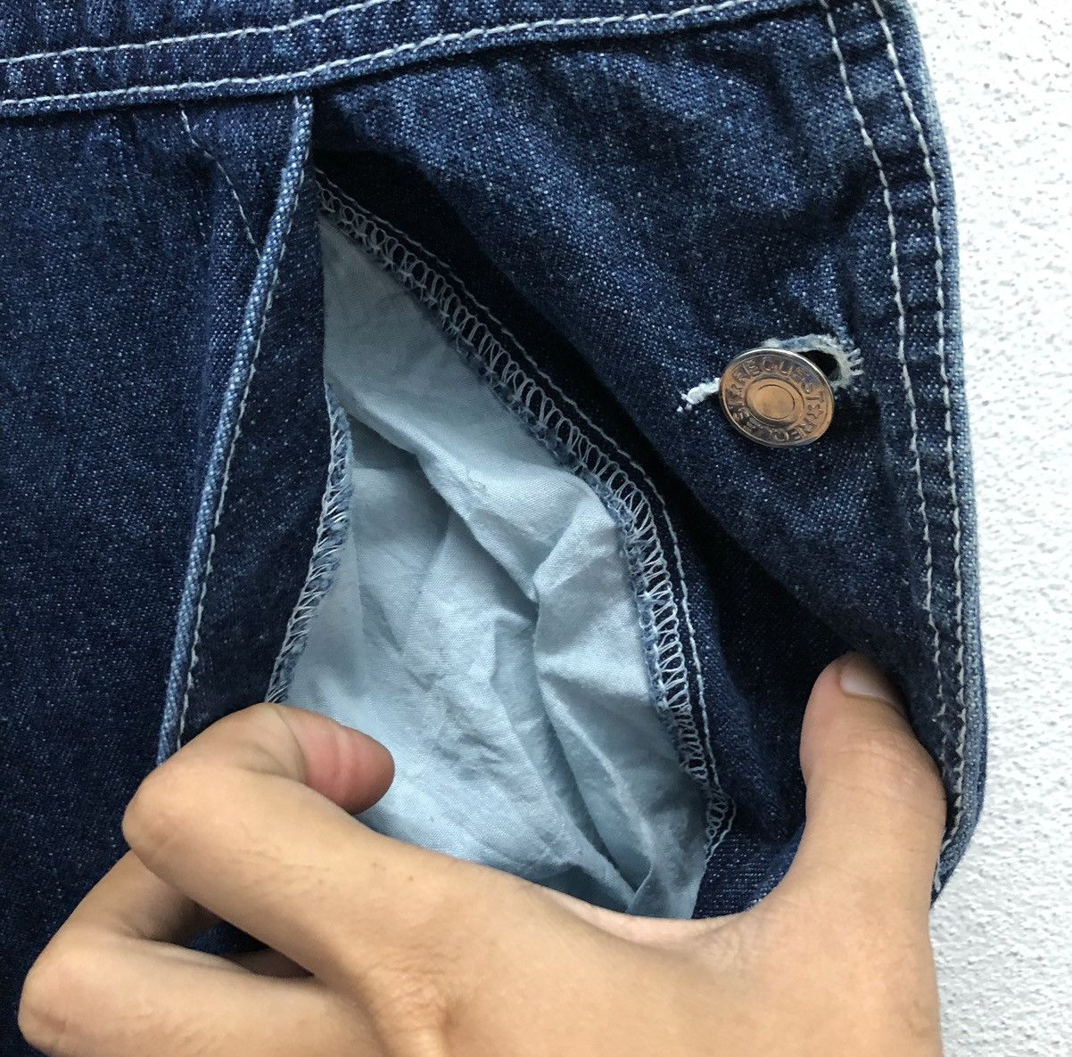 Request Jeans Vintage Request Overalls Size US 35 - 10 Thumbnail