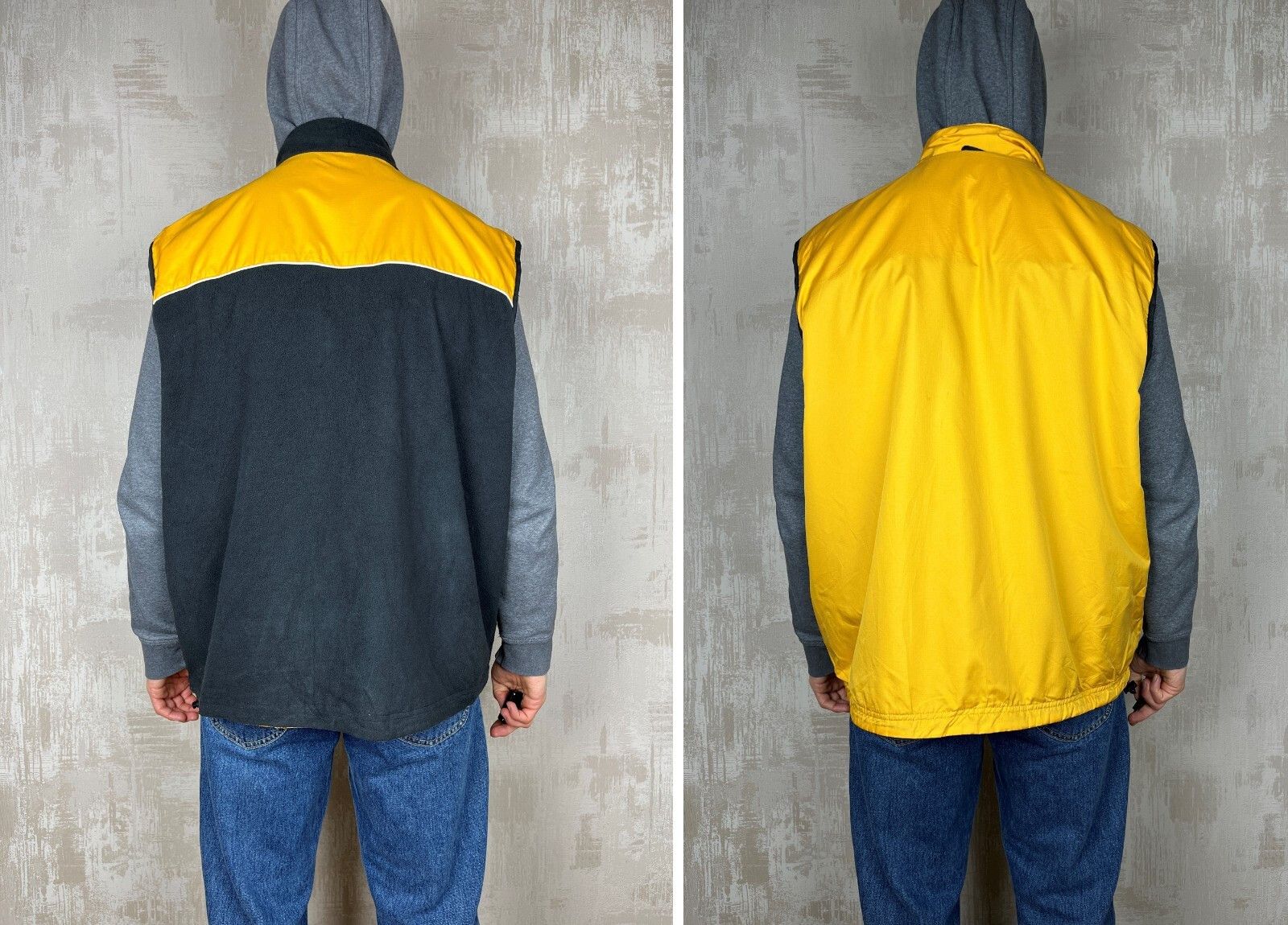 NFL Pittsburgh Steelers NFL Vintage Reversible Fleece Vest Size US XL / EU 56 / 4 - 12 Thumbnail