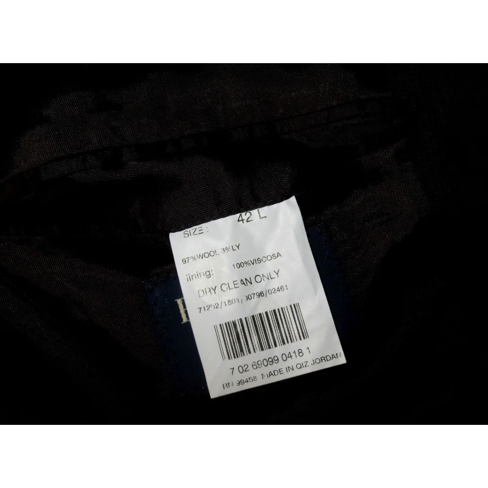 Brooks Brothers Brooks Brothers Blazer Sport Coat 42L Wool Gray Solid Big & Tall Mens Size 42R - 6 Thumbnail