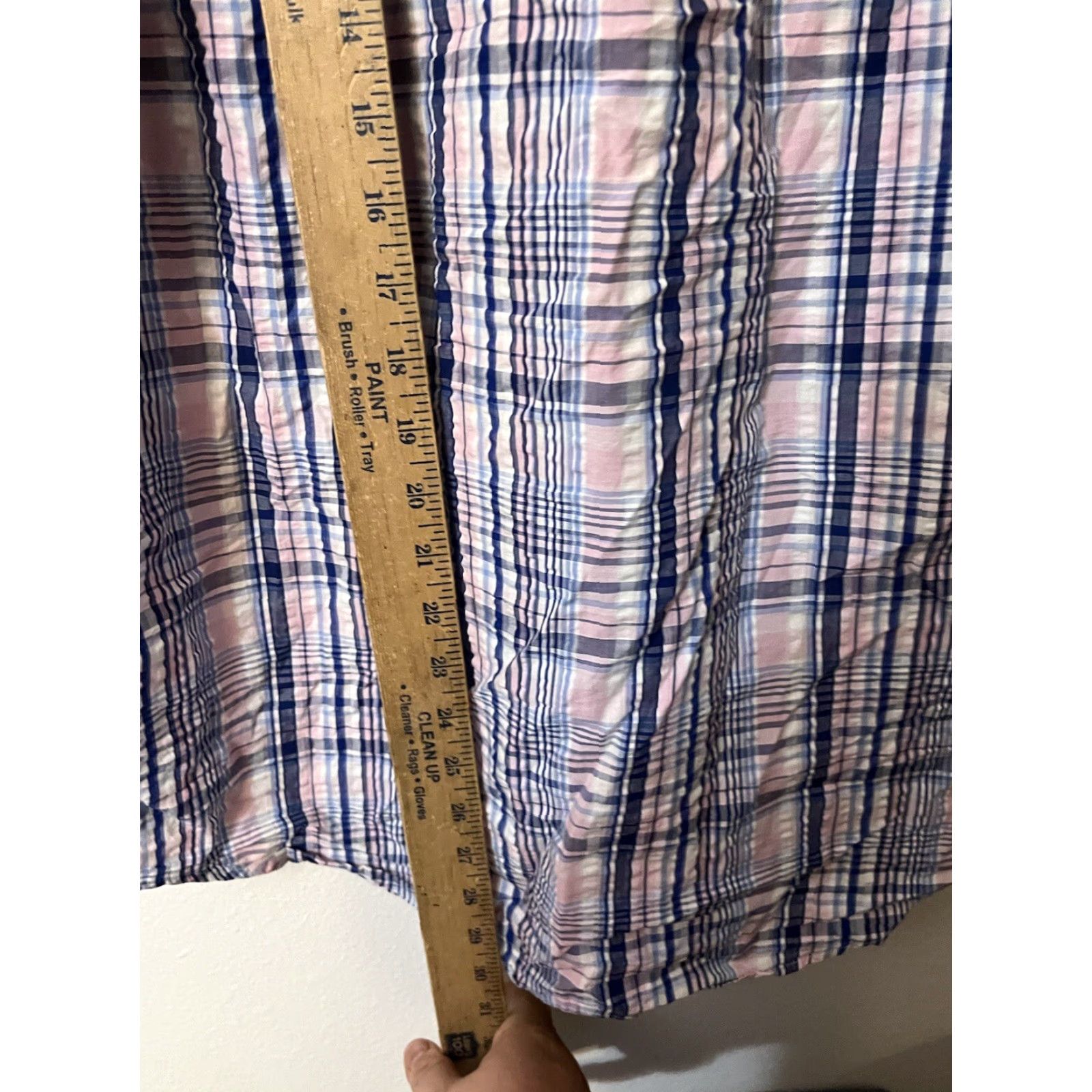 Ralph Lauren VINTAGE Ralph Lauren Button-Up Shirt Men M Blue Pink Plaid Short Sleeve Classic Designer Size US M / EU 48-50 / 2 - 4 Thumbnail