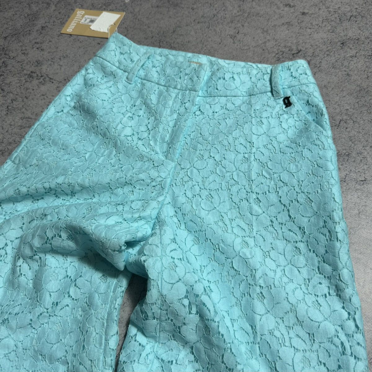 John Galliano NEW Galliano 00s Hose Flared Pants Size 24" / US 00 / IT 34 - 6 Thumbnail