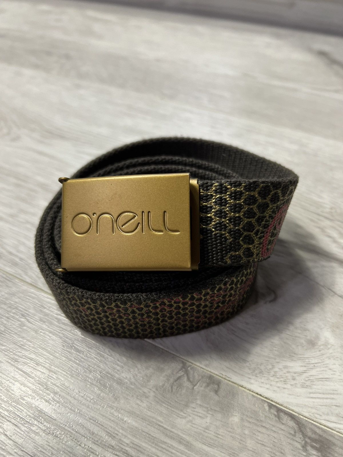 O'Neill × Vintage Vintage 90s Oneill All Over Printed Belt Size ONE SIZE - 1 Thumbnail