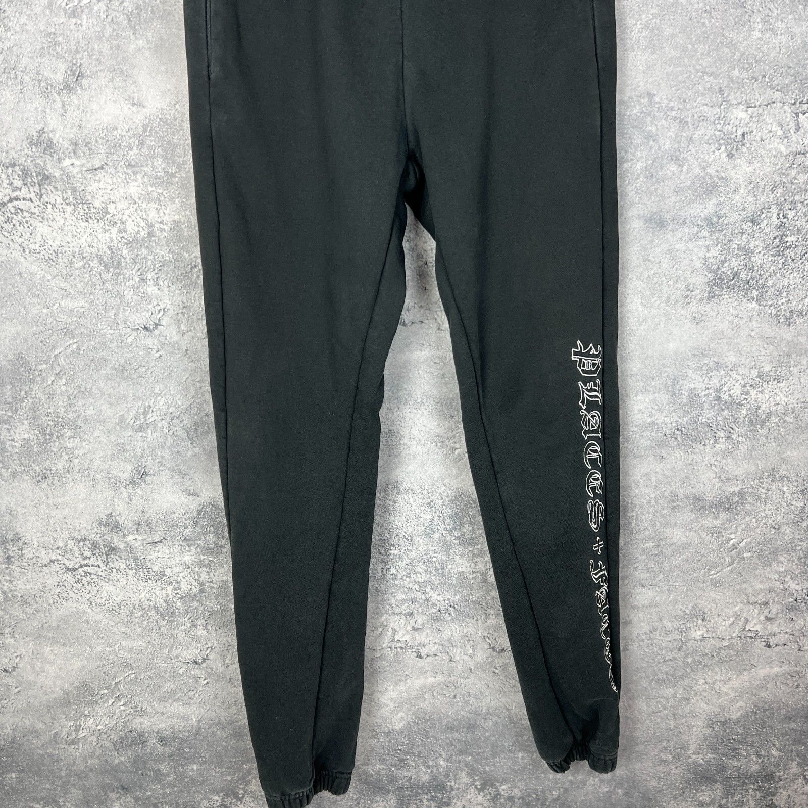 Places + Faces PLACES+FACES Sweatpants Men's Size S Black Cotton ` Size US 30 / EU 46 - 4 Thumbnail