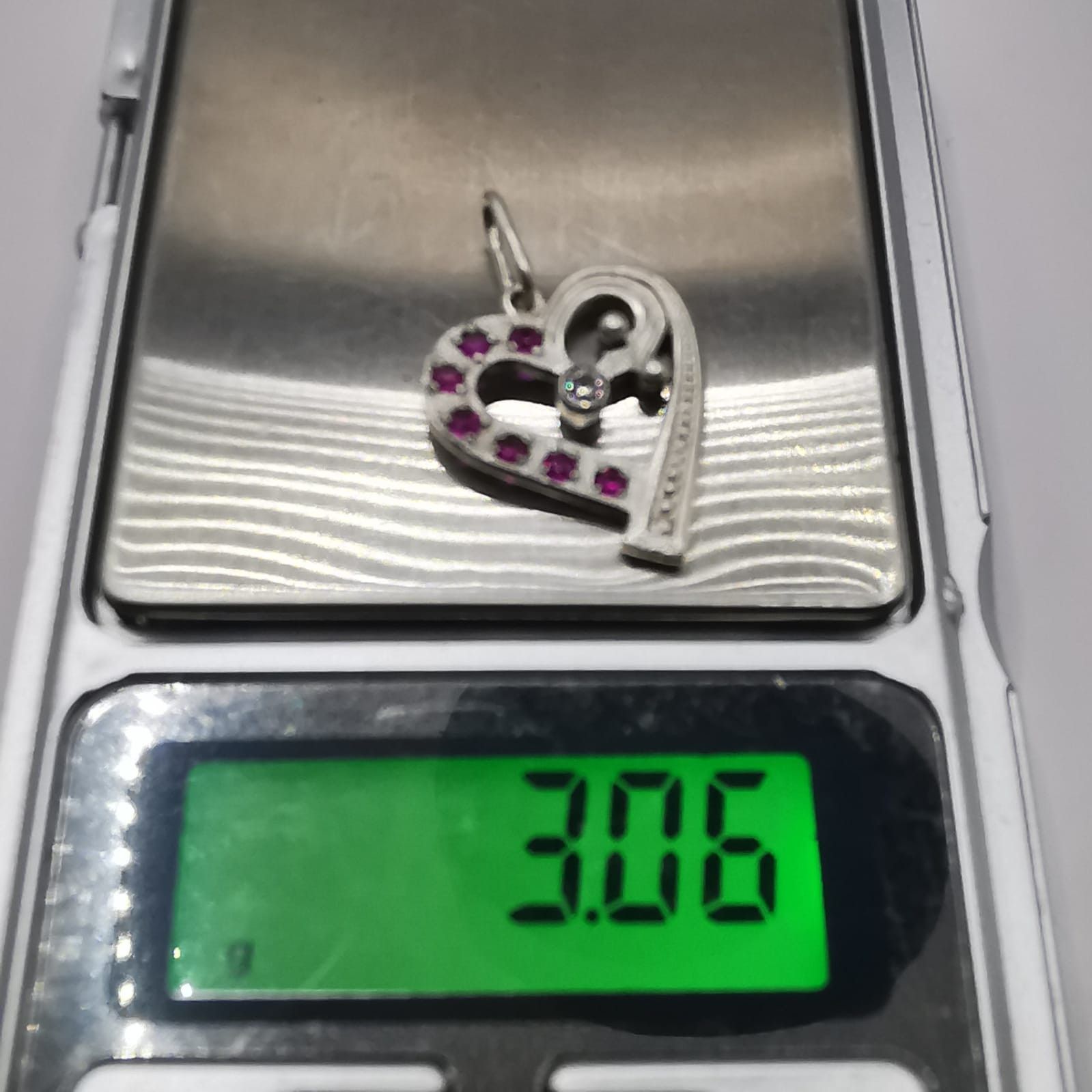 Vintage Vintage Elegant Pendant 925 silver Cetrin Ruby 3.06 g Size ONE SIZE - 5 Thumbnail