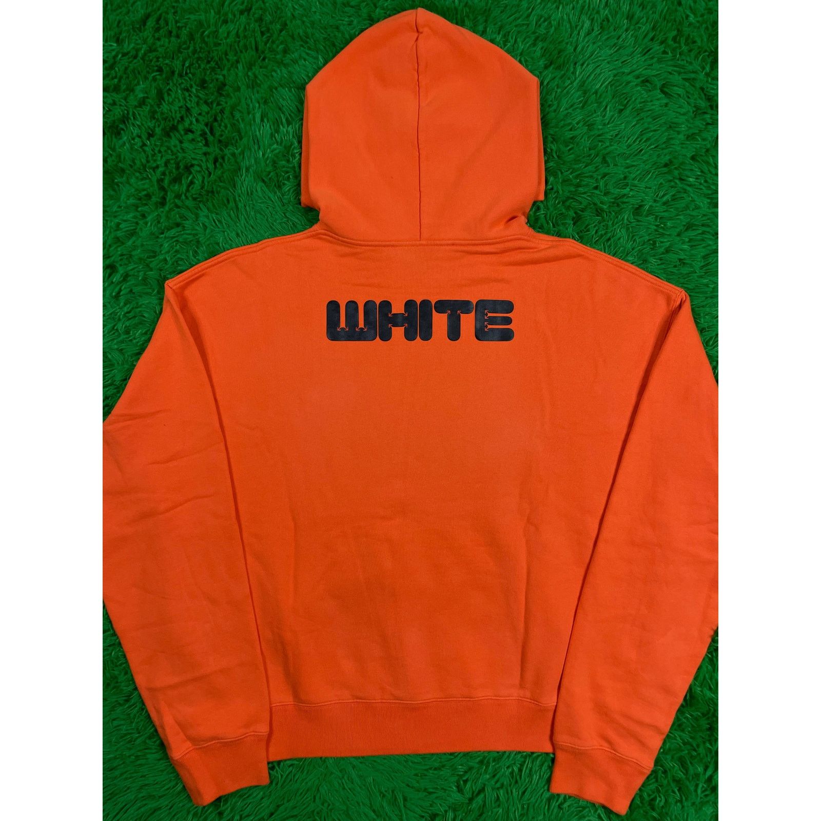 Off White Hoodie Orange Black XXL New Tops