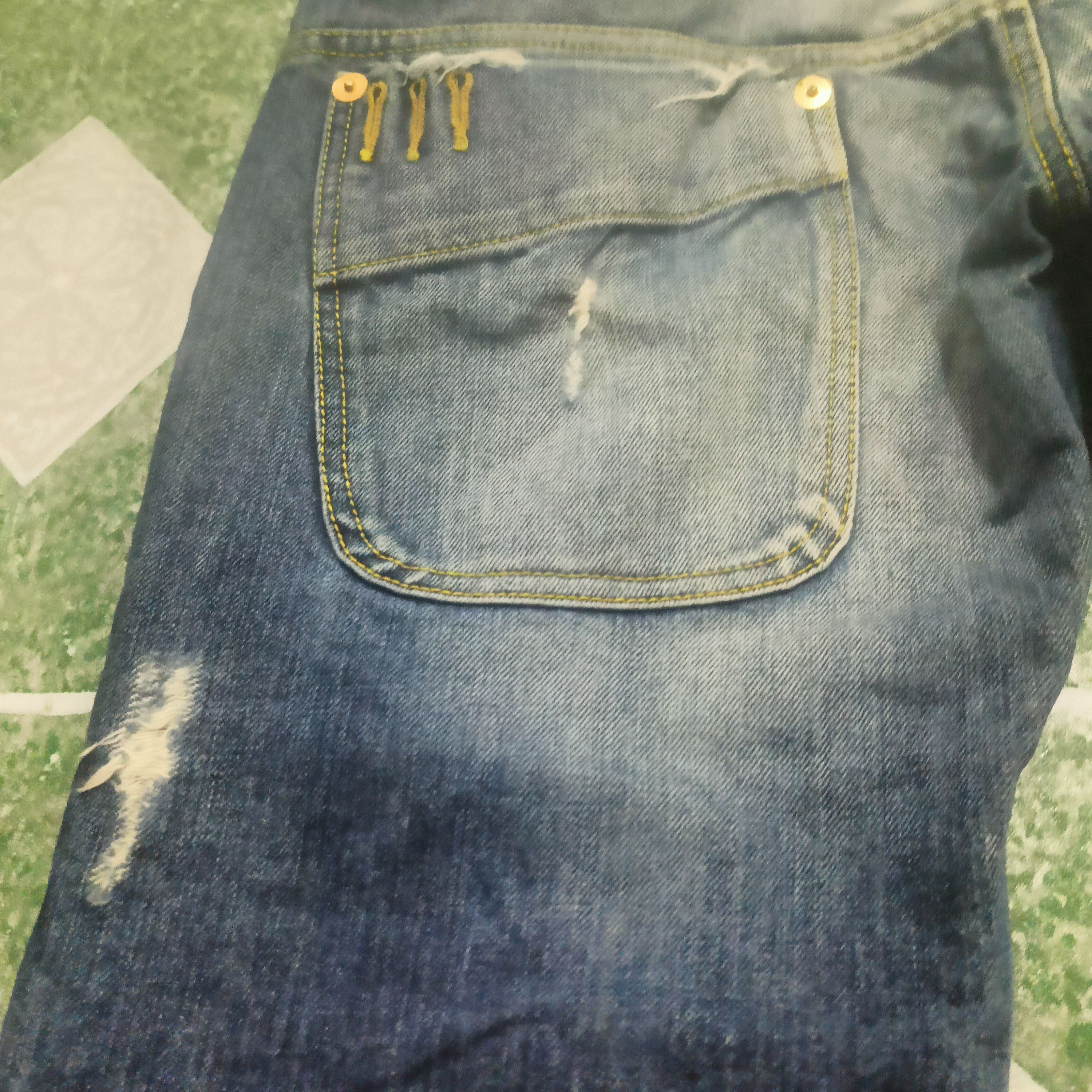 Who Decides War Japanese Double Standard Clothing Distressed Denim Jeans Size US 32 / EU 48 - 15 Thumbnail