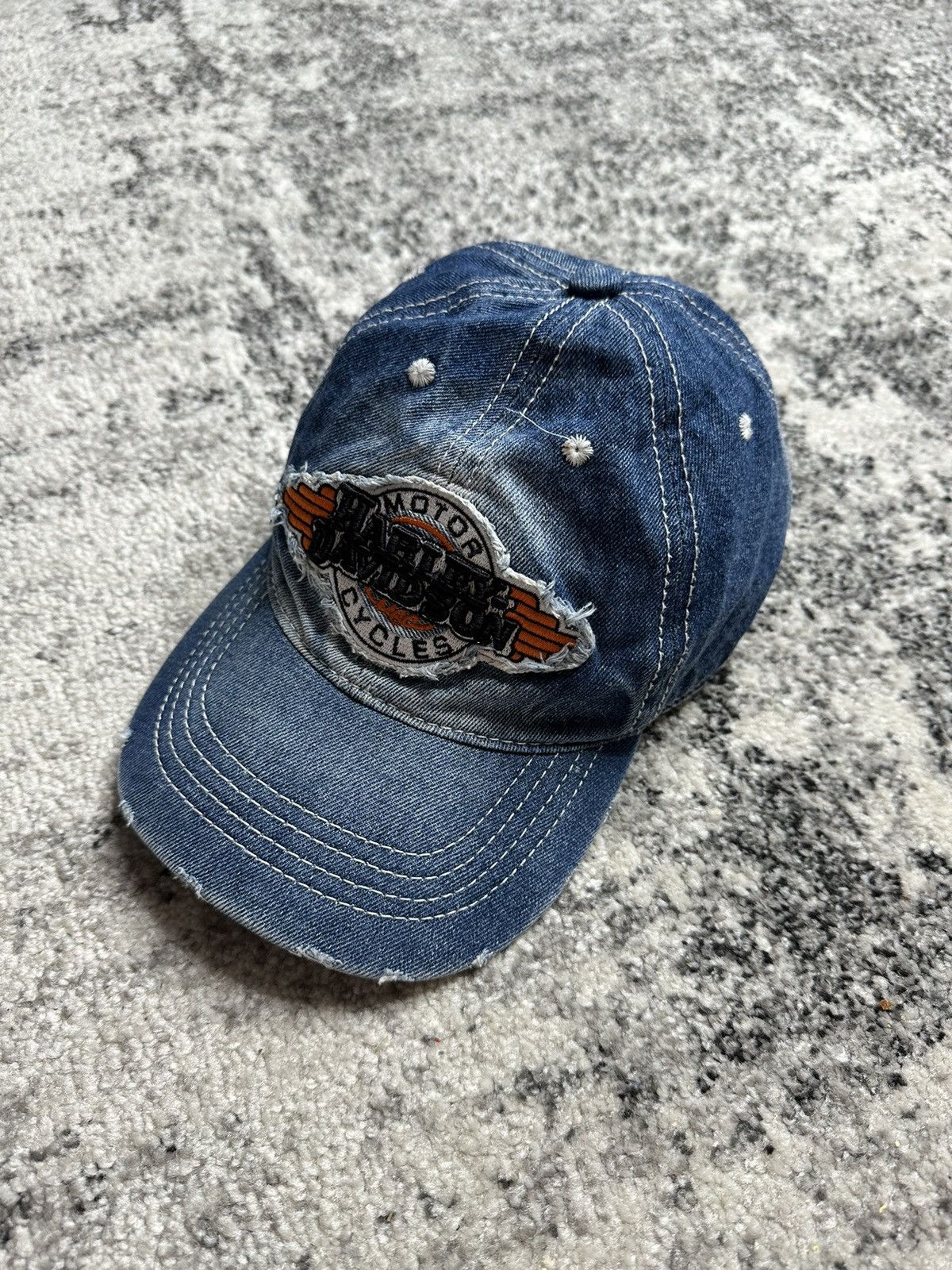 Harley Davidson Harlly Davidson Vintage StreetWear Cap Made in USA Rare Y2K Size ONE SIZE - 1 Thumbnail