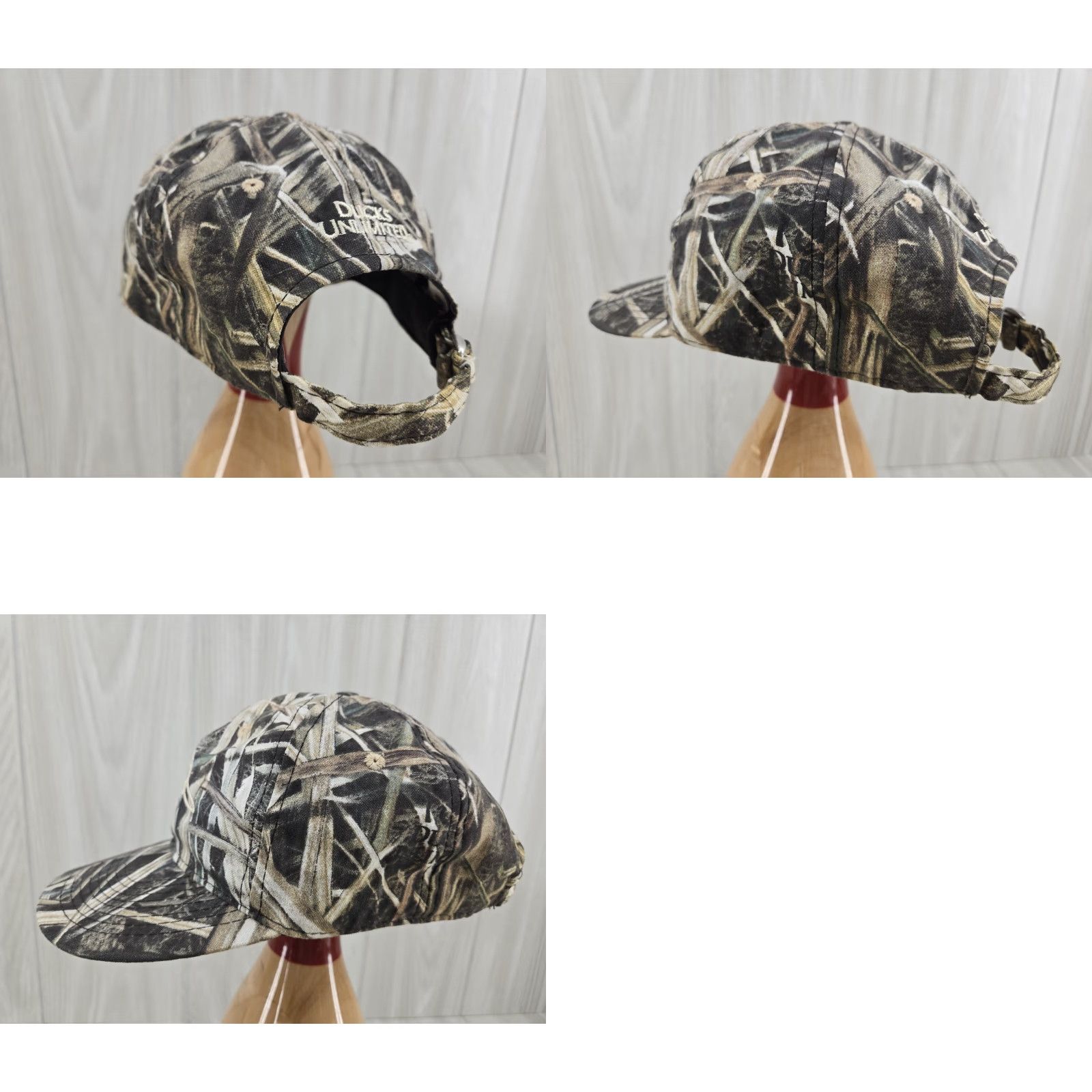 Vintage Ducks Unlimited Camouflage Adjustable Hat Men Baseball Cap Camouflage Hunting Casual Travel Adjustable Cap Size ONE SIZE - 8 Thumbnail