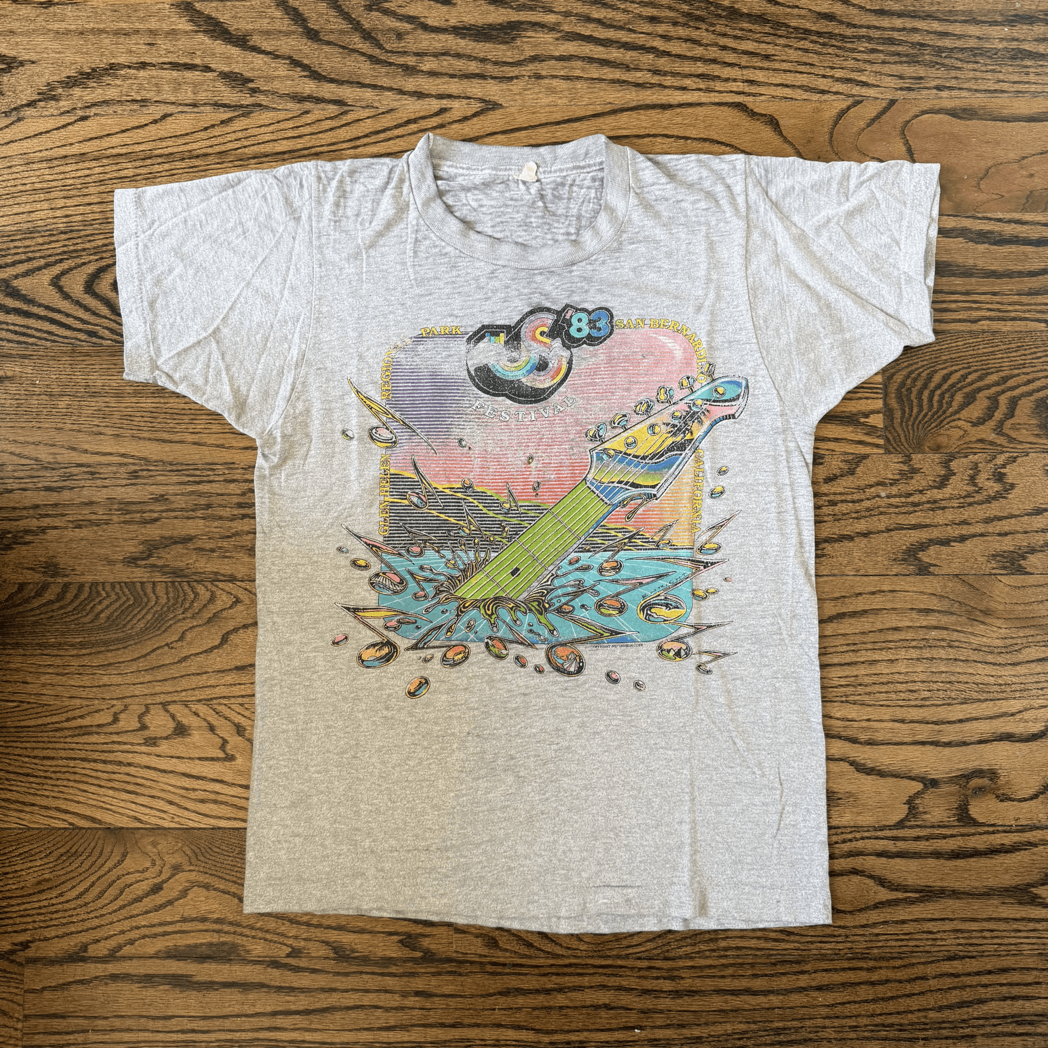 Vintage VERY RARE '83 Us Festival T-Shirt MiUSA Size US S / EU 44-46 / 1 - 1 Thumbnail