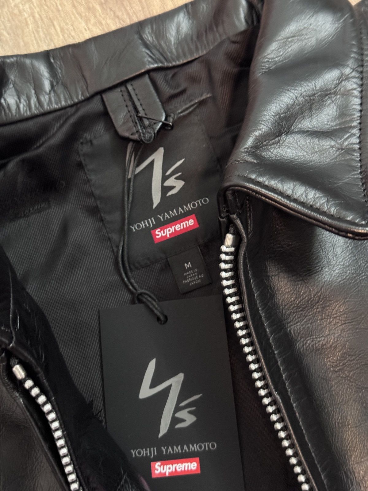 Supreme × Yohji Yamamoto Supreme Y’s By Yohji Yamamoto Leather Jacket Size US M / EU 48-50 / 2 - 4 Thumbnail