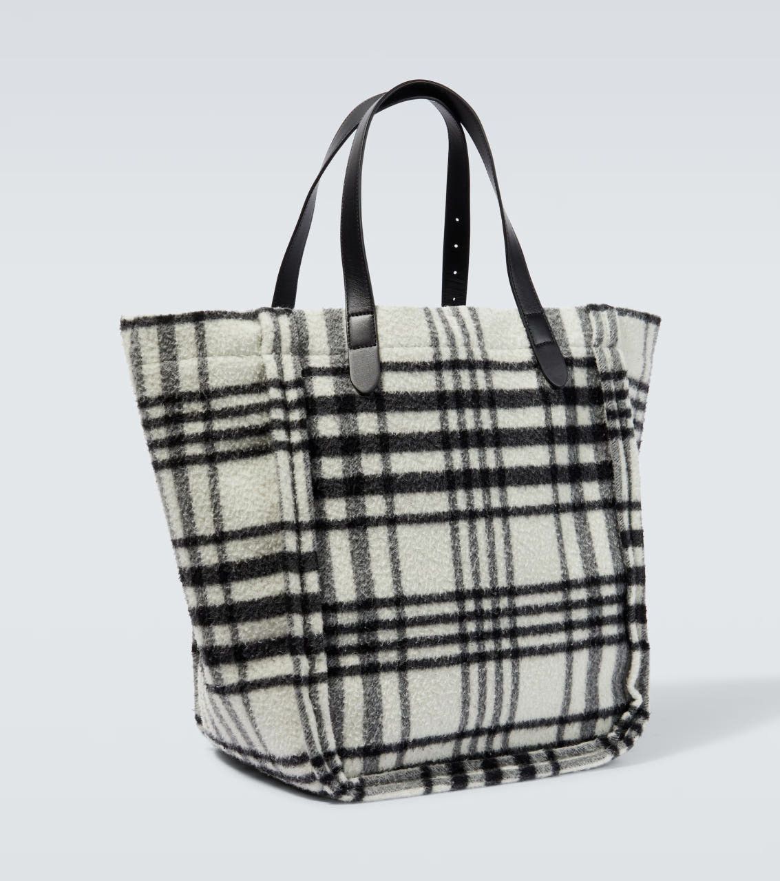 JW Anderson J.W. Anderson Belt Checked Tote Bag Size ONE SIZE - 7 Thumbnail