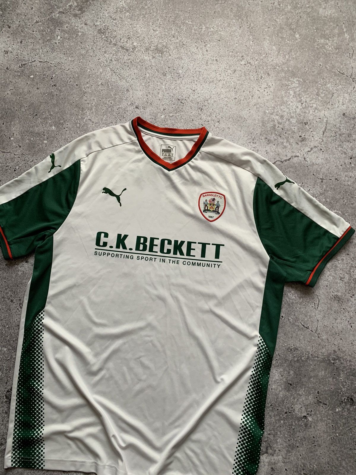 Puma × Vintage 🔥VINTAGE BARNSLEY JERSEY Size US XL / EU 56 / 4 - 2 Thumbnail