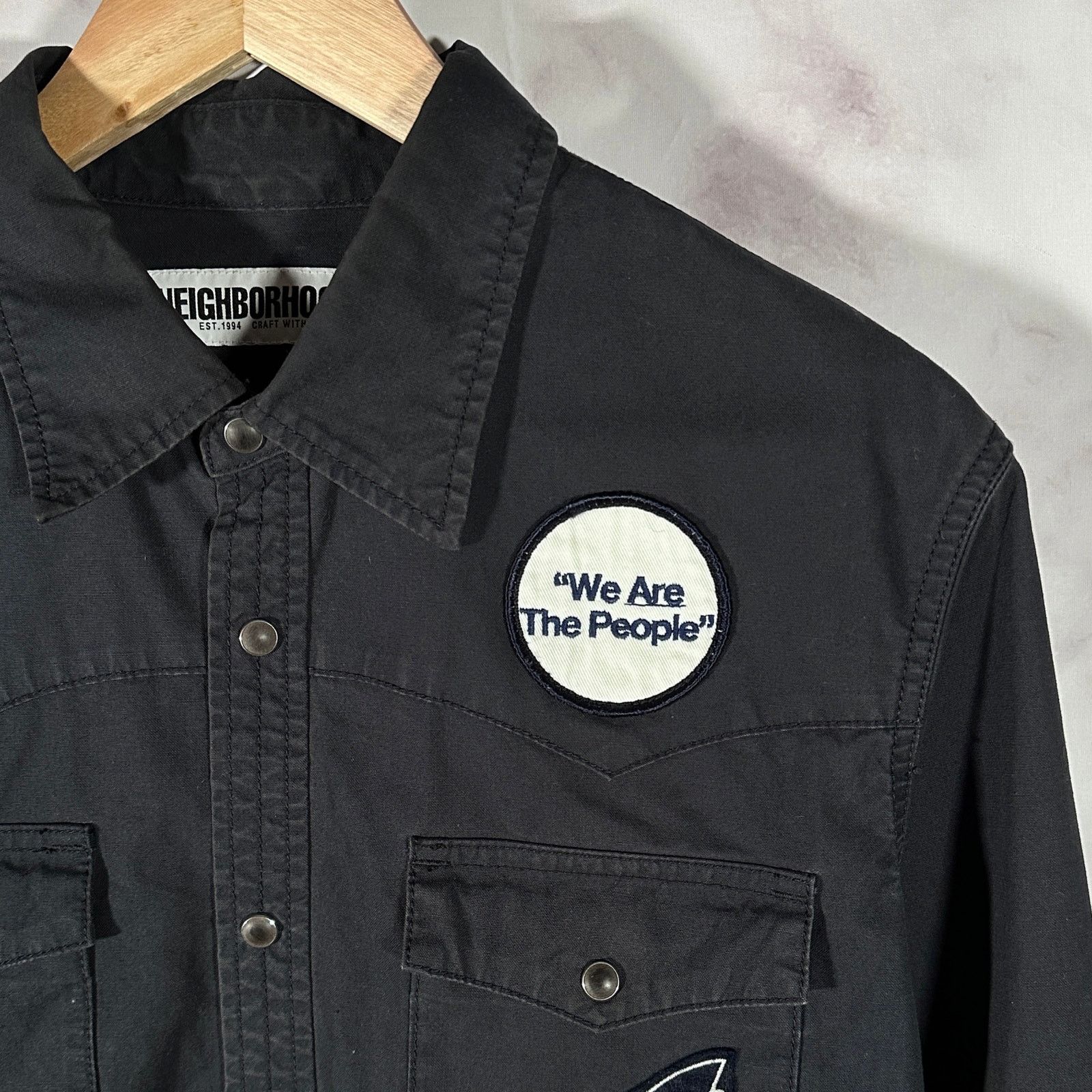 Neighborhood Navy Western Work Shirt Size US M / EU 48-50 / 2 - 3 Thumbnail