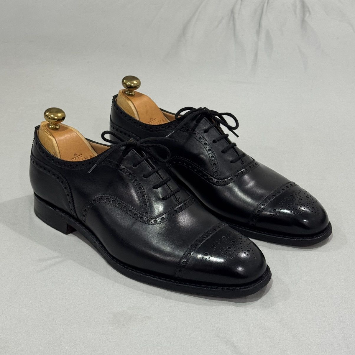 Church's Church’s Diplomat 173 Calf Leather Oxford Brogue – Black 🔥 Size US 10.5 / EU 43-44 - 6 Thumbnail