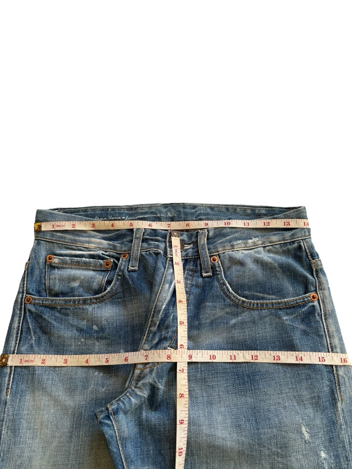 Japanese Brand × Kapital Vintage Japanese Brand Patches Distressed Rippped Loose Jean Size US 29 - 13 Thumbnail