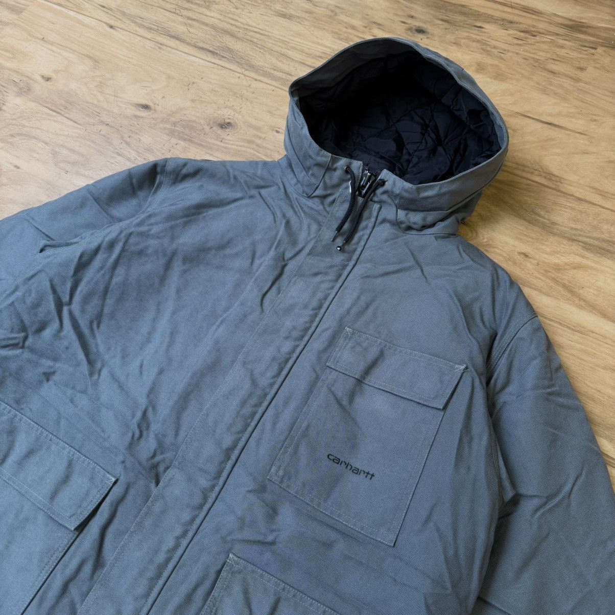 Carhartt Vintage Carhartt Hooded Insulated Cordura Jacket Parka Size US L / EU 52-54 / 3 - 4 Thumbnail
