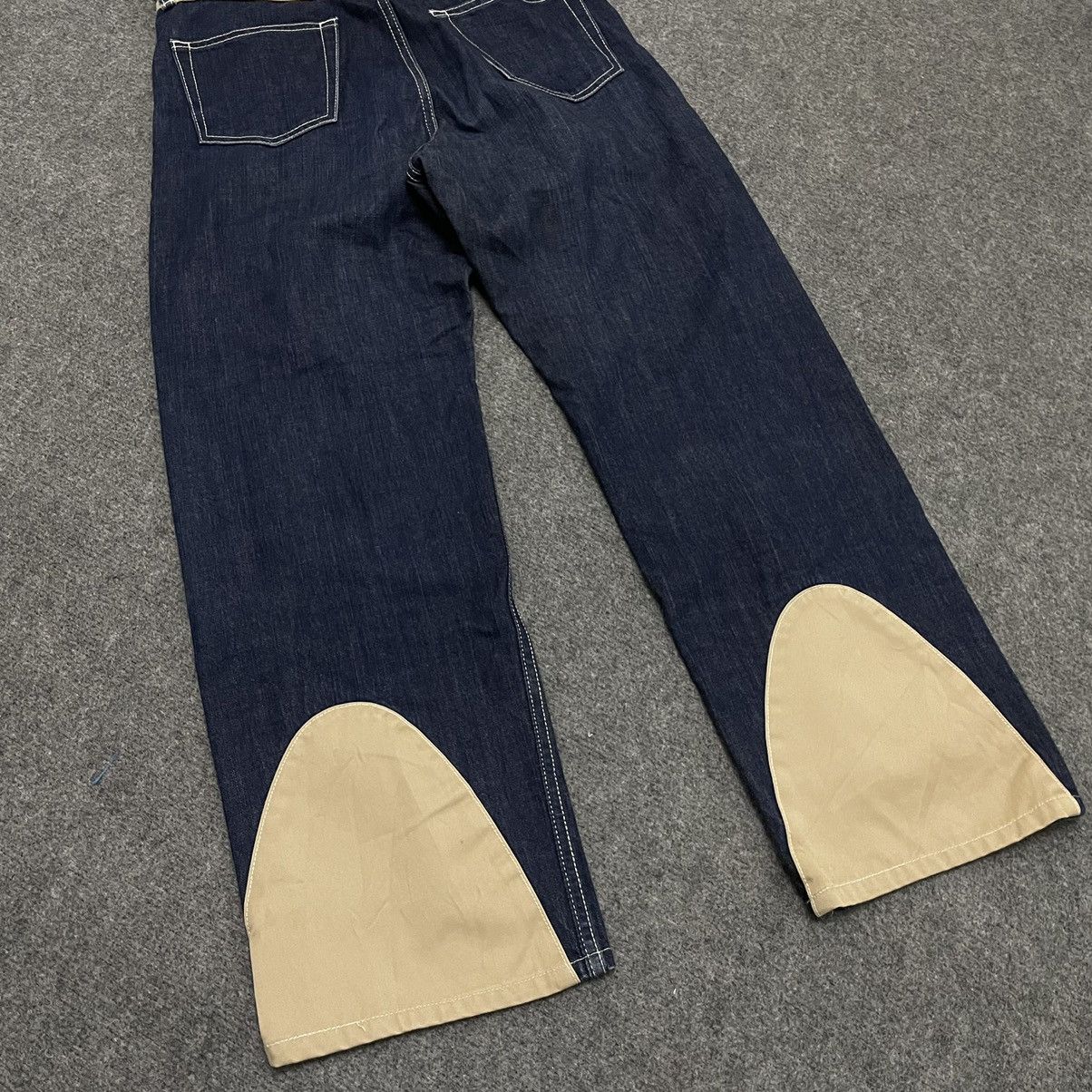 Daytona × Japanese Brand Setagaya AF Base Rare Design Jeans Kapital Style Size US 31 - 11 Thumbnail