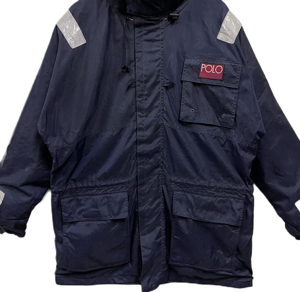 Polo Ralph Lauren Vintage Polo Ralph Lauren Hi-Tech Fireman Jacket Size US XL / EU 56 / 4 - 4 Thumbnail