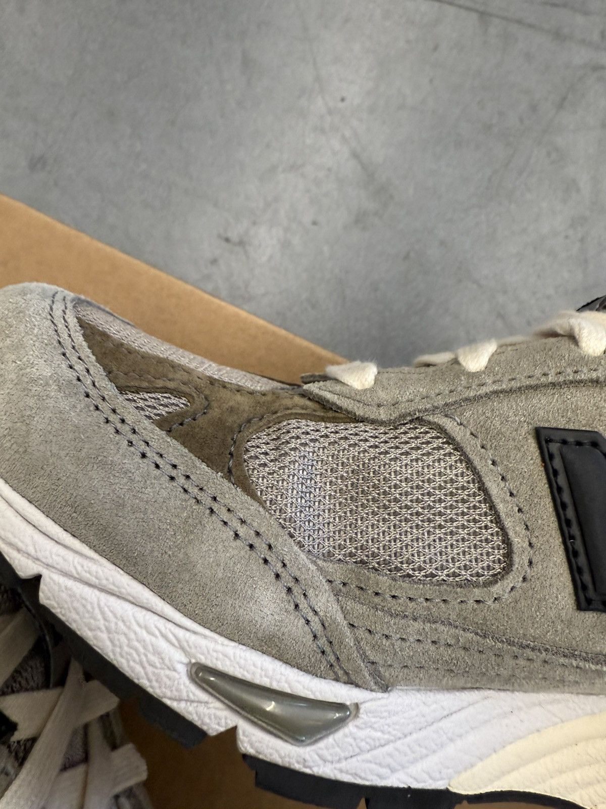 JJJJound × New Balance 2023 New Balance 991 MiUK JJJJound Grey Olive Size US 9 / IT 39 - 3 Thumbnail