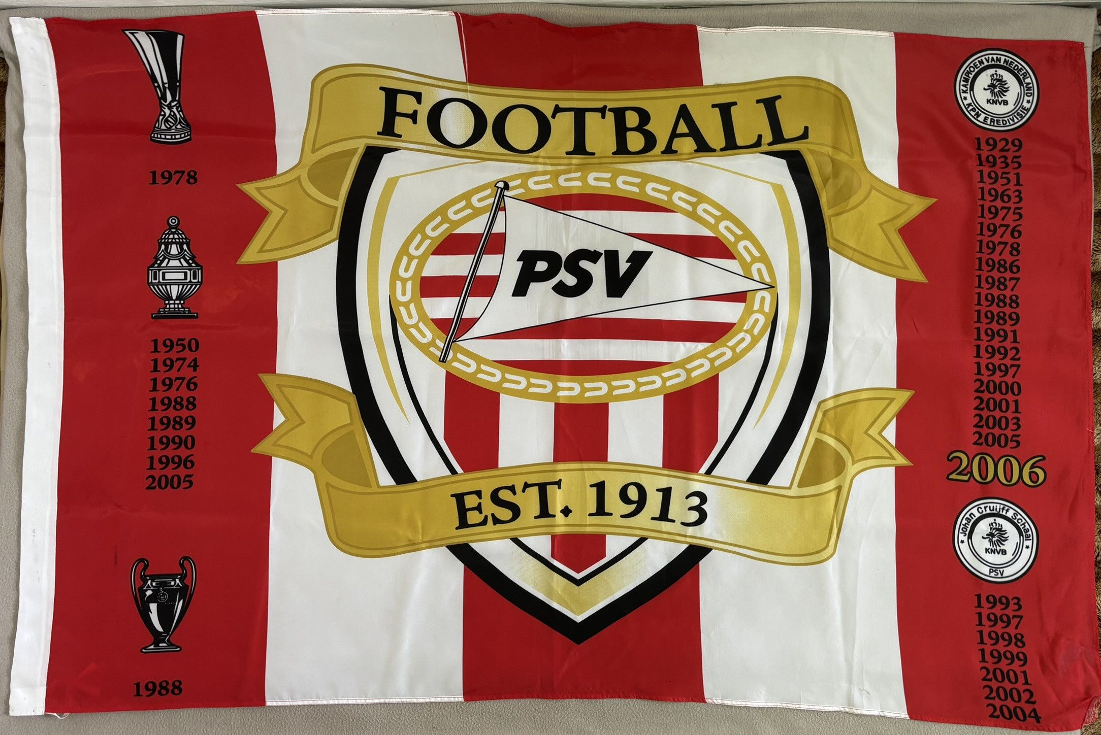 Other PSV Eindhoven 2006 stick flag, Phoxy Club scarf Size ONE SIZE - 1 Thumbnail