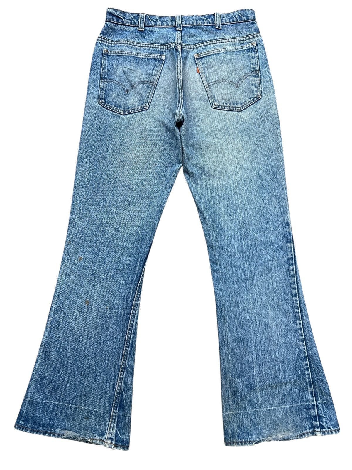 Levi's Vintage 60s Levis 646 Bootcut Distressed Denim Jeans 32x31 Size US 32 / EU 48 - 3 Thumbnail