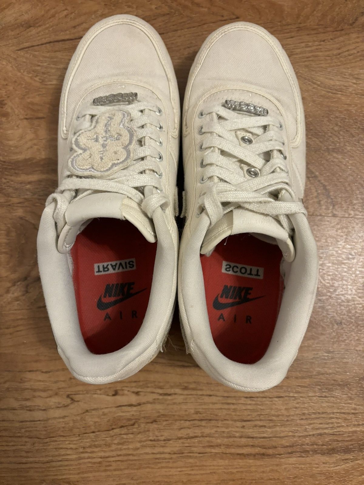 Nike × Travis Scott Travis Scott x Nike Air Force 1 “sail” Size US 12 / EU 45 - 5 Thumbnail