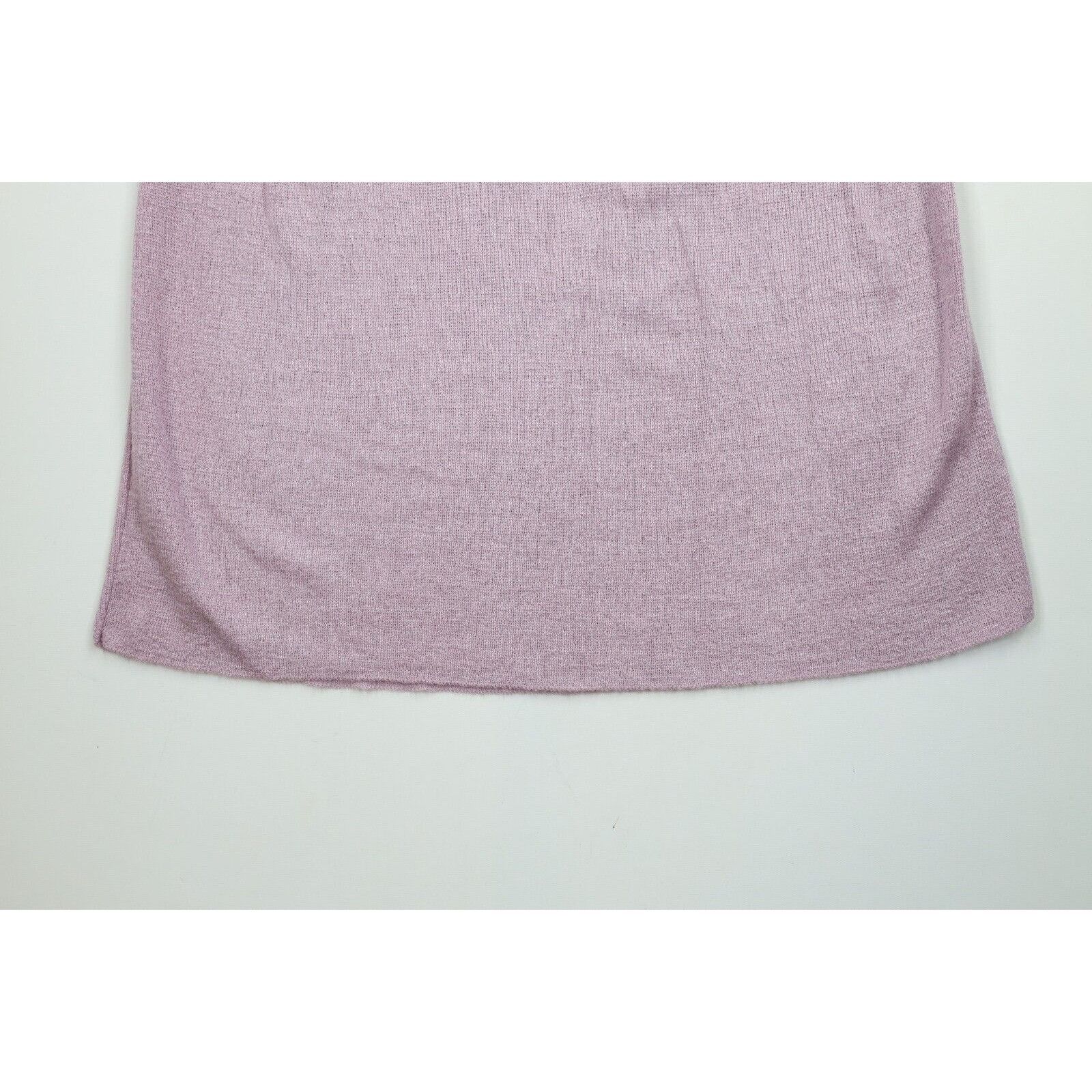 Vintage Vintage 70s Streetwear Blank Knit Skirt Lilac Purple Size 28" / US 6 / IT 42 - 4 Thumbnail
