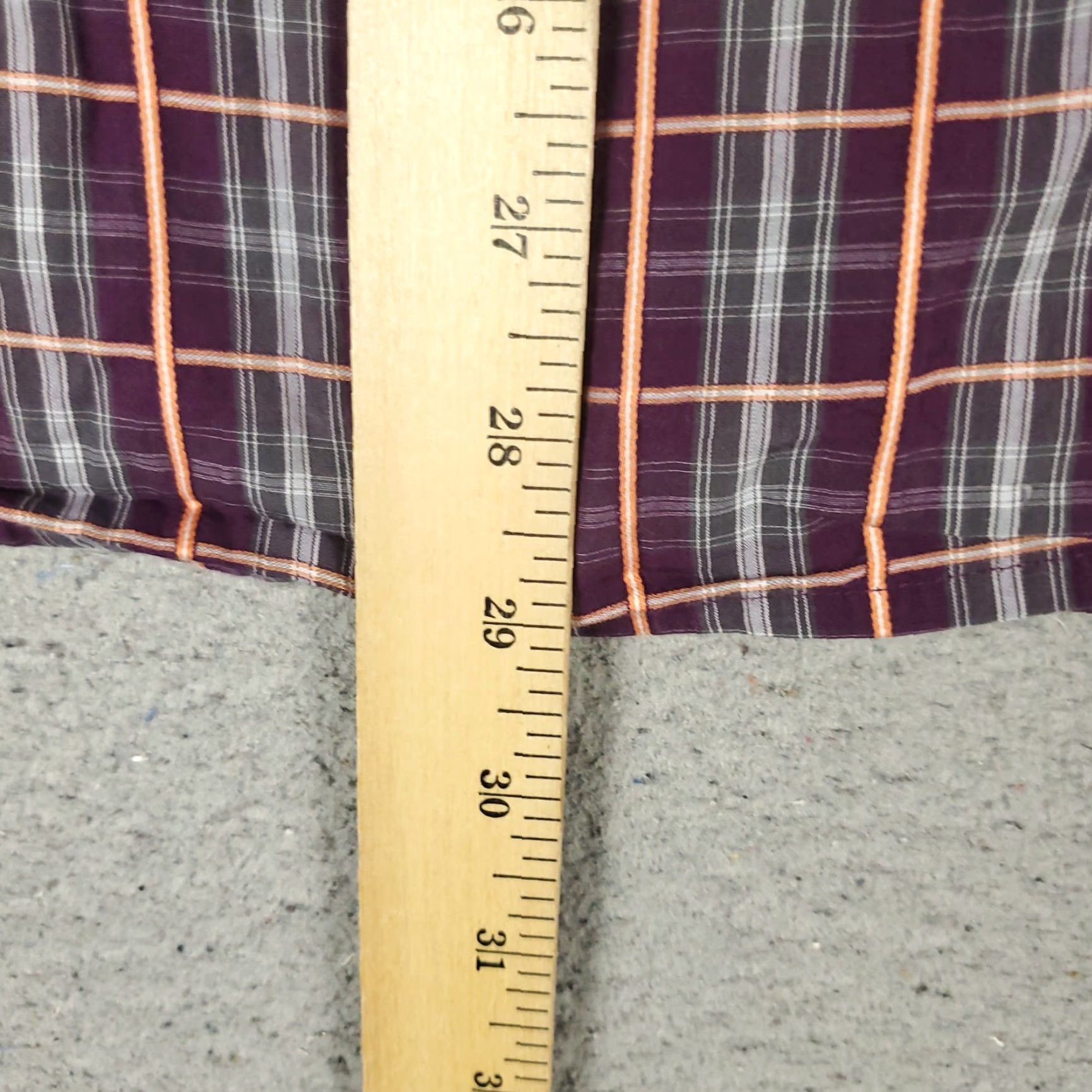 Faconnable VINTAGE Faconnable Shirt Mens Size M Purple Plaid Button-Up Long Sleeve/Casual/Business/Workwear Mens Shirt Size US M / EU 48-50 / 2 - 4 Thumbnail