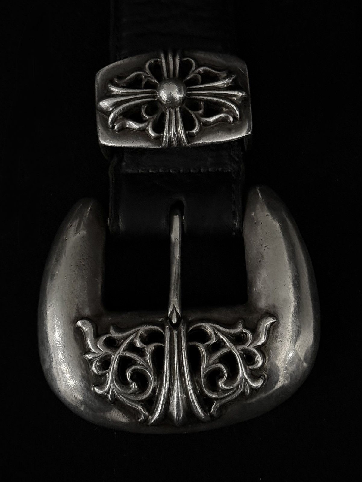 Chrome Hearts Chrome Hearts Vintage Sterling Belt 3 pieces Rock Western Size 40 - 6 Thumbnail