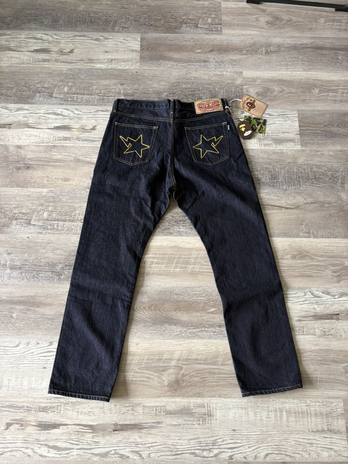 Bape Bape Indigo STA Regular Fit 13oz Denim Jeans Size US 36 / EU 52 - 1 Thumbnail