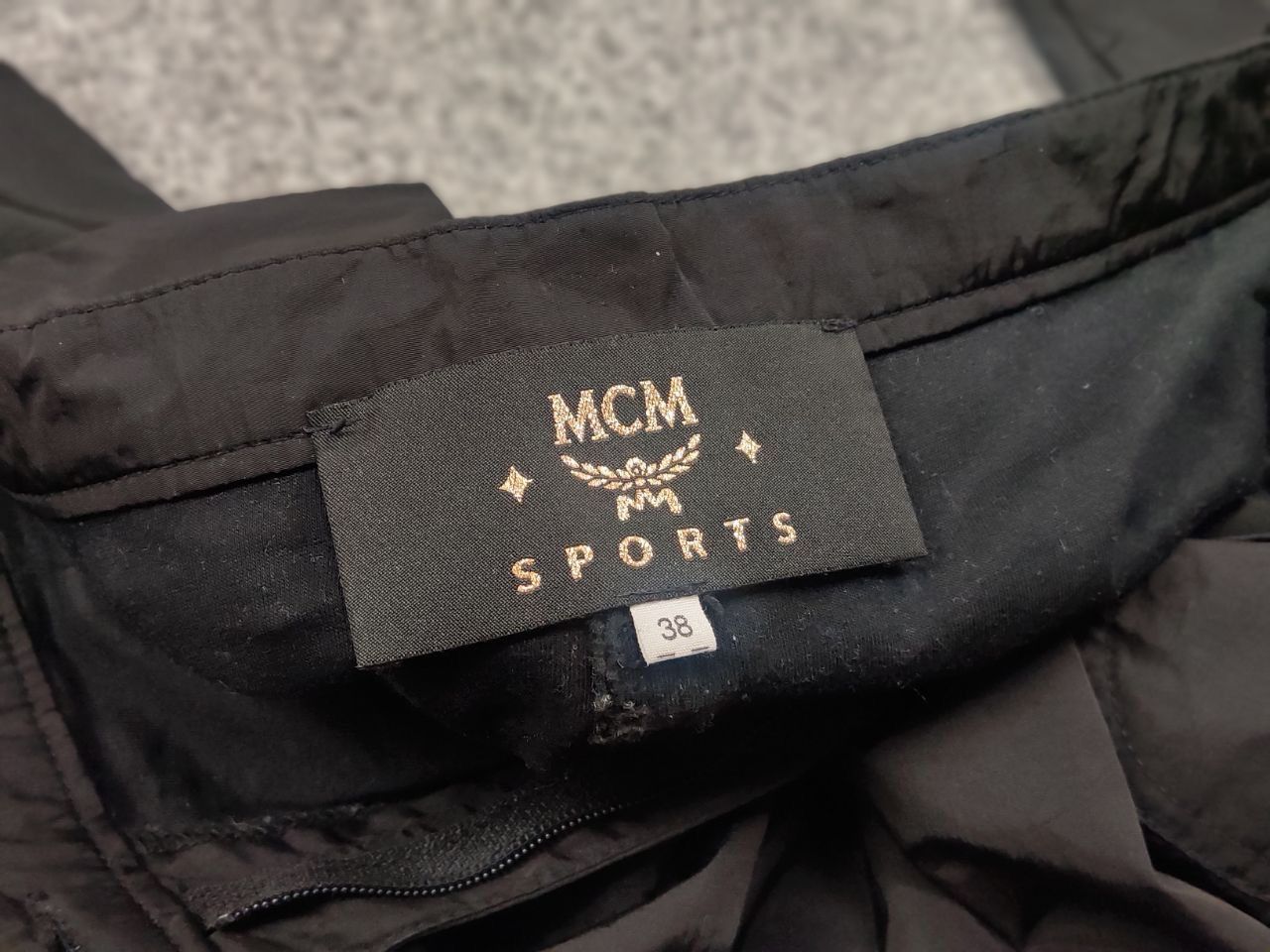 MCM Vintage MCM Sports Nylon Black wide casual Zip Trouser pants Size 38" / US 16 / IT 52 - 16 Thumbnail
